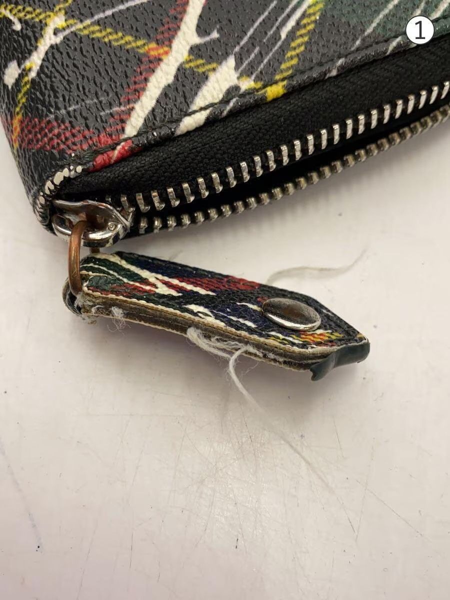 Vivienne Westwood Paint Splatter Orb Leather Long Wallet Size ONE SIZE - 3 Thumbnail