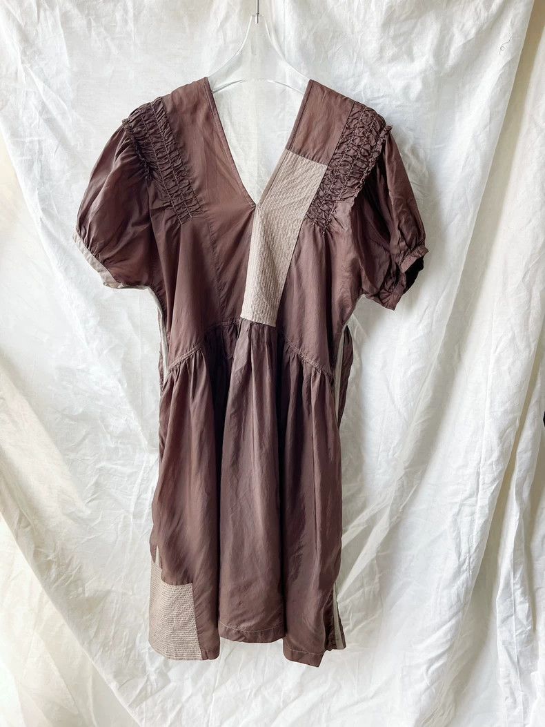 Comme des Garcons Comme Des Garcons Caramel Cocoa V-Neck Brown Khaki Brown D Size S / US 4 / IT 40 - 6 Thumbnail