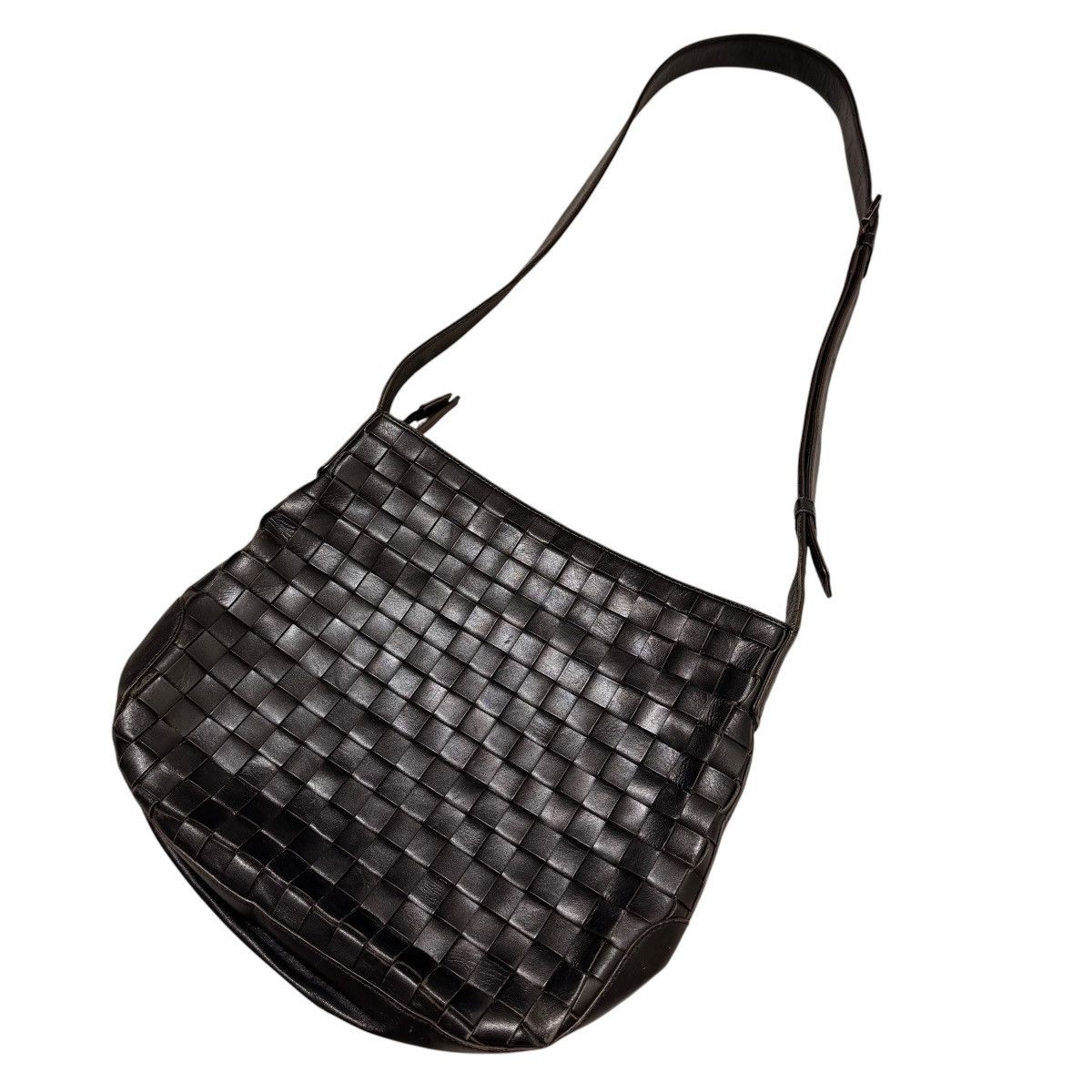 Issey Miyake 762 90s ISSEY MIYAKE IM PRODUCT bag woven leather shoulder Size ONE SIZE - 2 Thumbnail