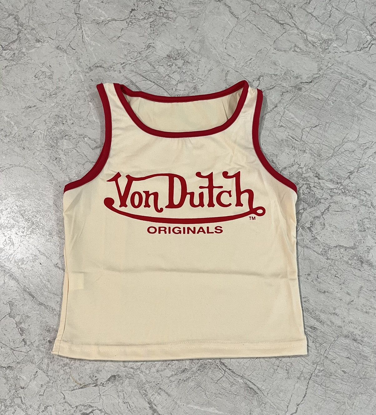 Vintage × Von Dutch Von Dutch Original Vintage Tank RIBBED BABY TEE SLIM FIT Size M / US 6-8 / IT 42-44 - 2 Thumbnail