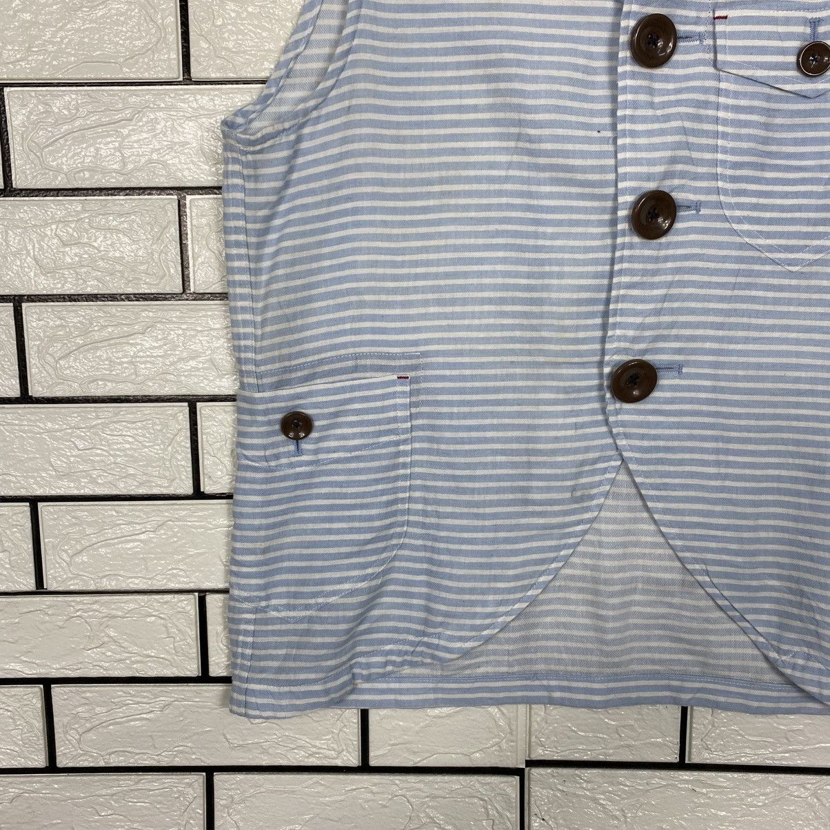 Hysteric Glamour 📌Vintage Vest Jacket Chore Beno Striped Design Size US L / EU 52-54 / 3 - 5 Thumbnail
