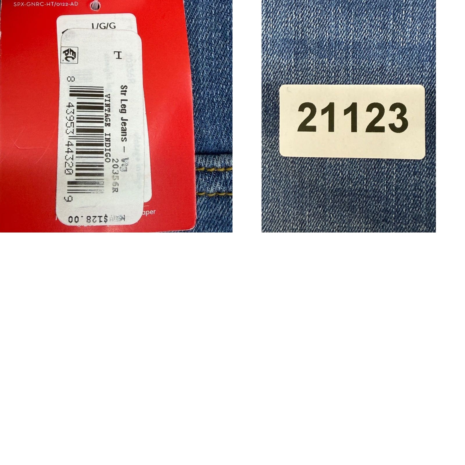 Spanx Spanx Womens Ankle Straight Leg Jeans Vintage Indigo Blue Pull On 20356R Size L Size 36" / US 14 / IT 50 - 9 Thumbnail