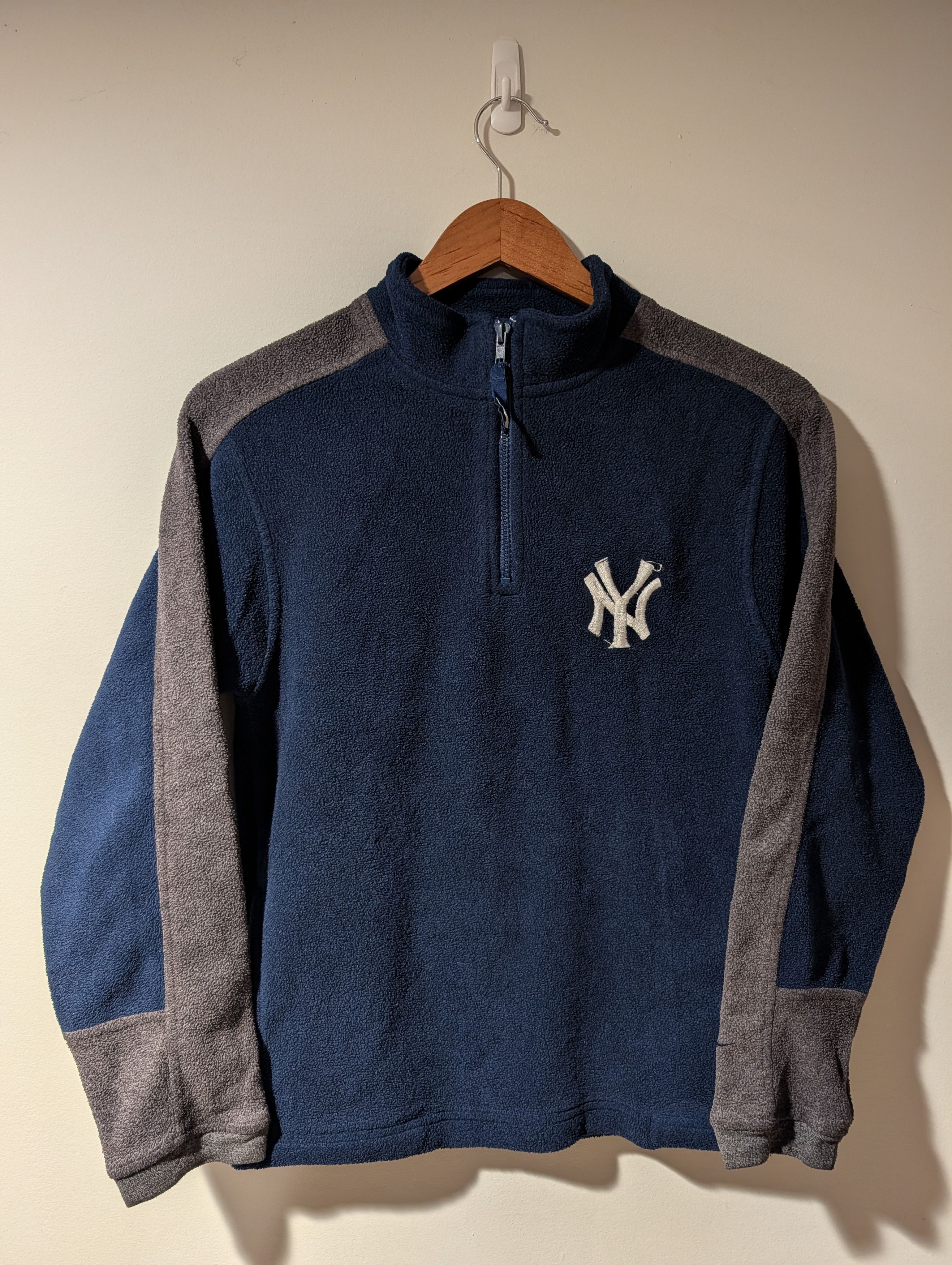 New York Yankees Nike Team NY Yankees 1/4 Zip Fleece Pullover Youth M 12/14 Size US M / EU 48-50 / 2 - 1 Thumbnail