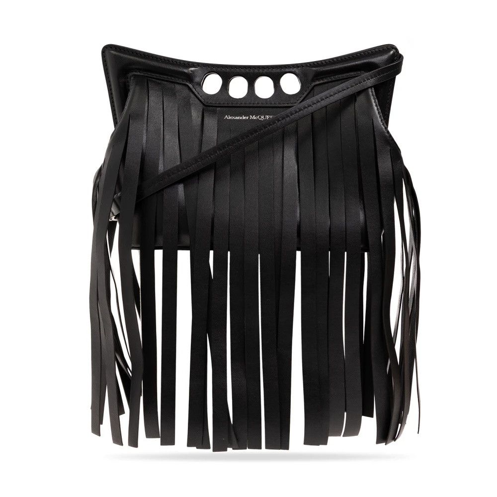 Alexander McQueen o1w1db10925 Size: OS/The Peak Bag Small in Black Size ONE SIZE - 3 Thumbnail