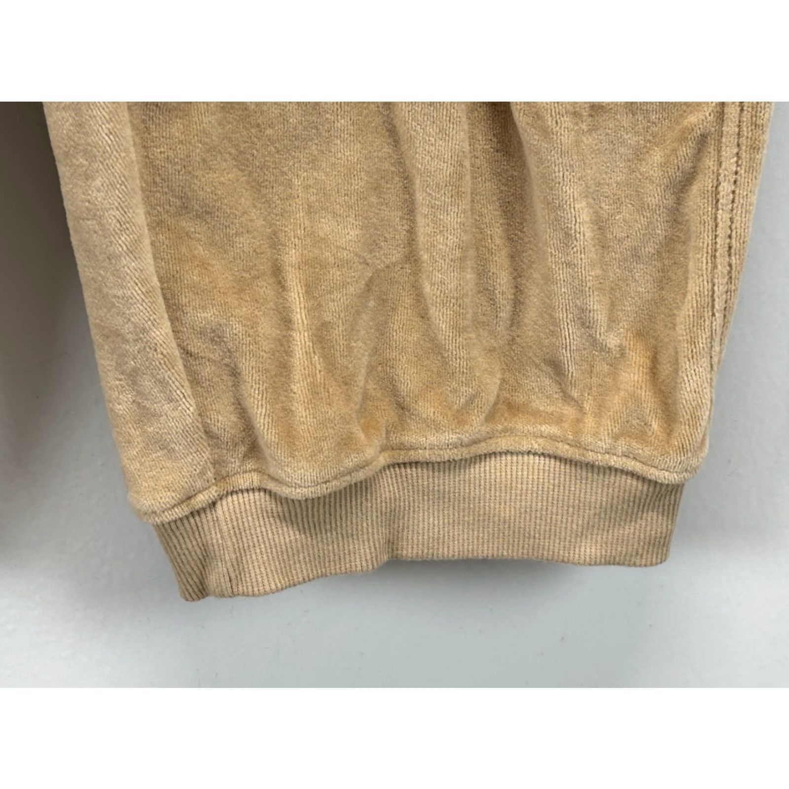 Vintage Pact Sweatpants Womens S Sesame Velour Relaxed Lounge Organic Cotton Casual Beige Size 28" / US 6 / IT 42 - 3 Thumbnail