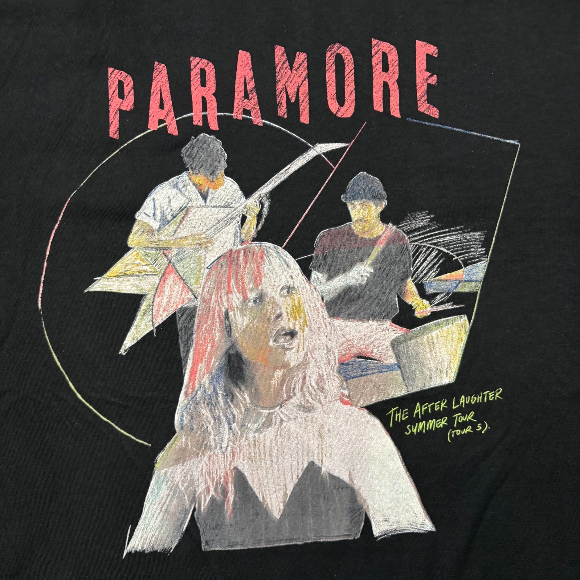 Band Tees Paramore The After Laughter Summer Tour Rock Band Tee M Size US M / EU 48-50 / 2 - 2 Thumbnail