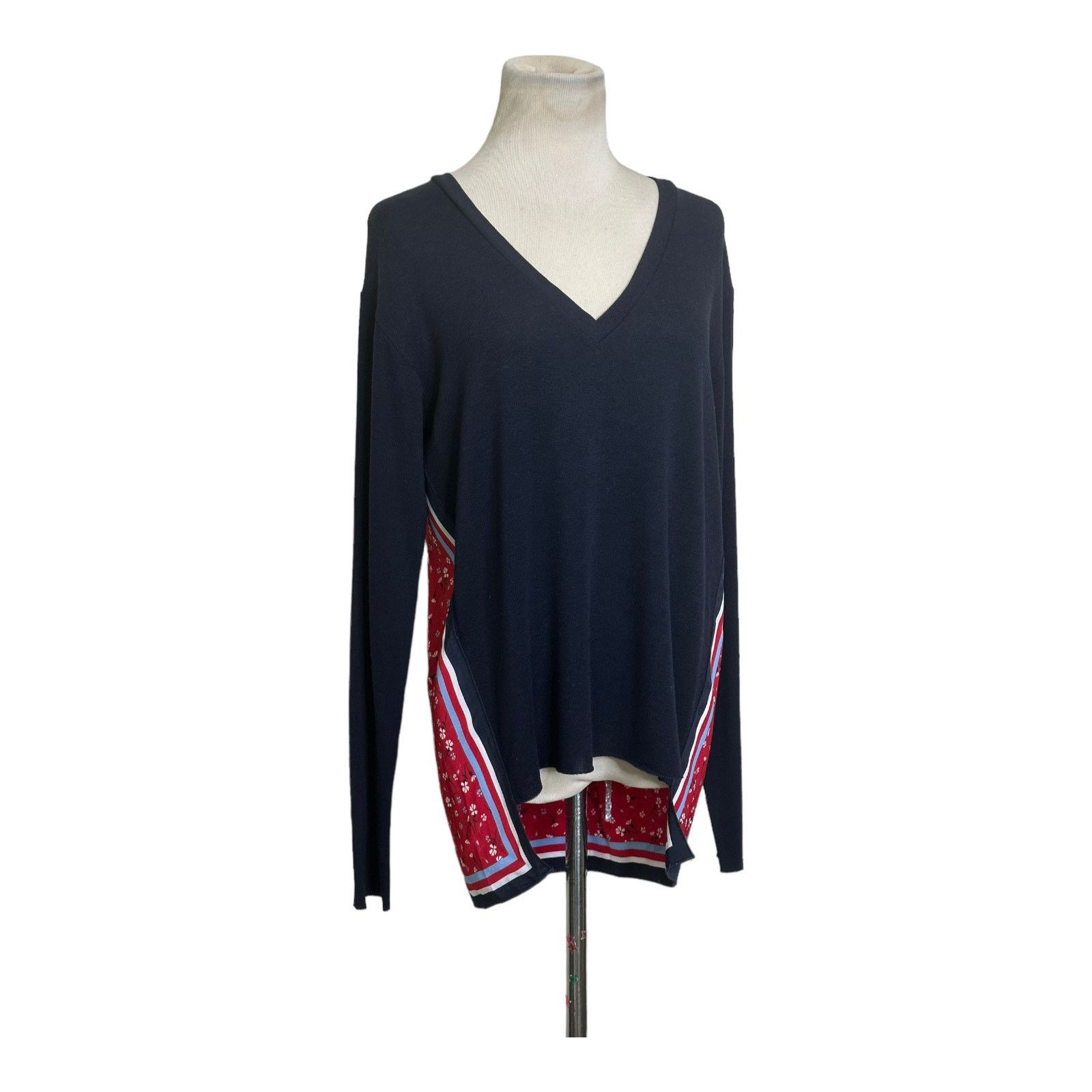 Bailey 44 Bailey/44 black red floral hi low tunic top size small Size S / US 4 / IT 40 - 8 Thumbnail