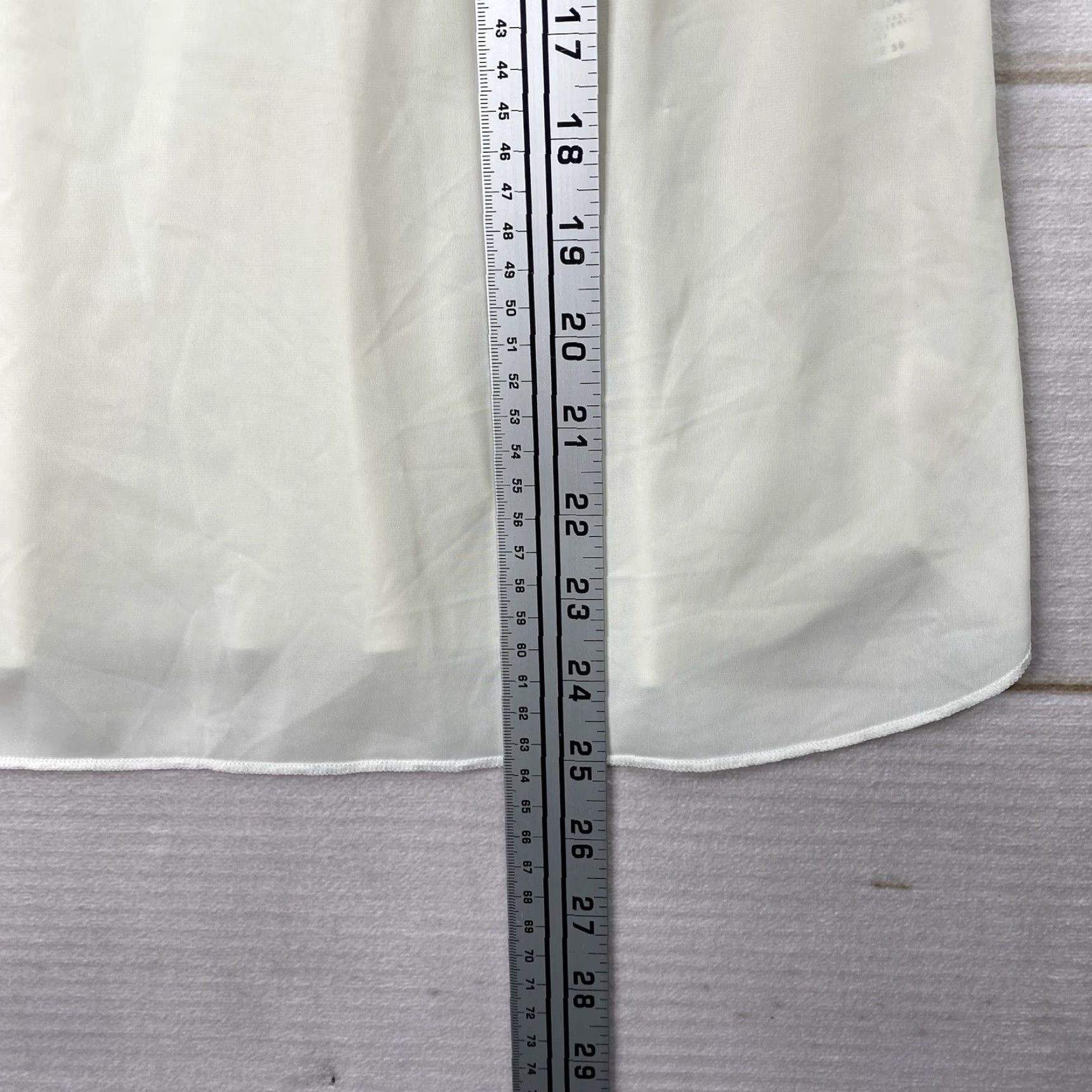 Vintage VINTAGE Cabernet Lace Cami Top Womens 38 Ivory Nylon Lace Camisole Spaghetti Strap Sleeveless Tank Sheer All Seasons Spring Summer Girls Womens Size XS / US 0-2 / IT 36-38 - 3 Thumbnail