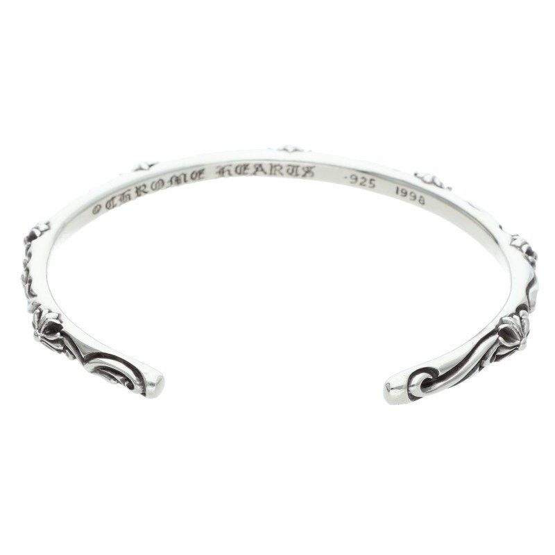 Chrome Hearts Chrome Hearts SBT Silver Bangle Bracelet Size ONE SIZE - 2 Thumbnail