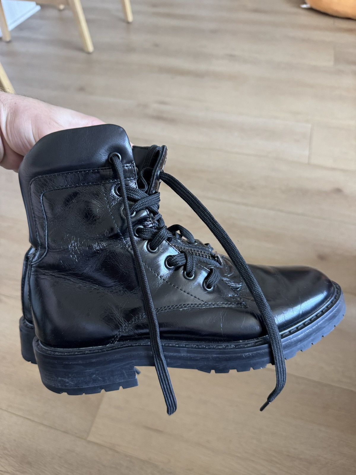 Saint Laurent Paris William Combat Boots Size US 7 / EU 40 - 1 Thumbnail
