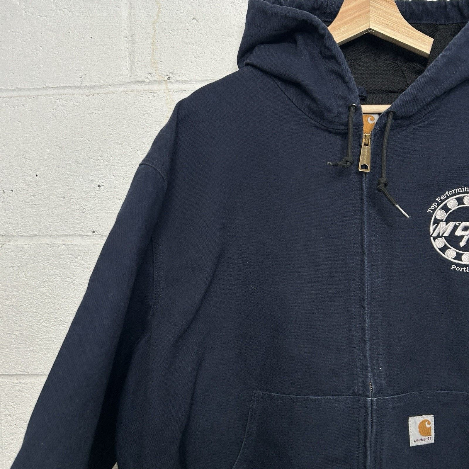 Carhartt Carhartt Thermal-Lined Hooded Active Jacket “Dark Navy” J131 Size US XL / EU 56 / 4 - 4 Thumbnail