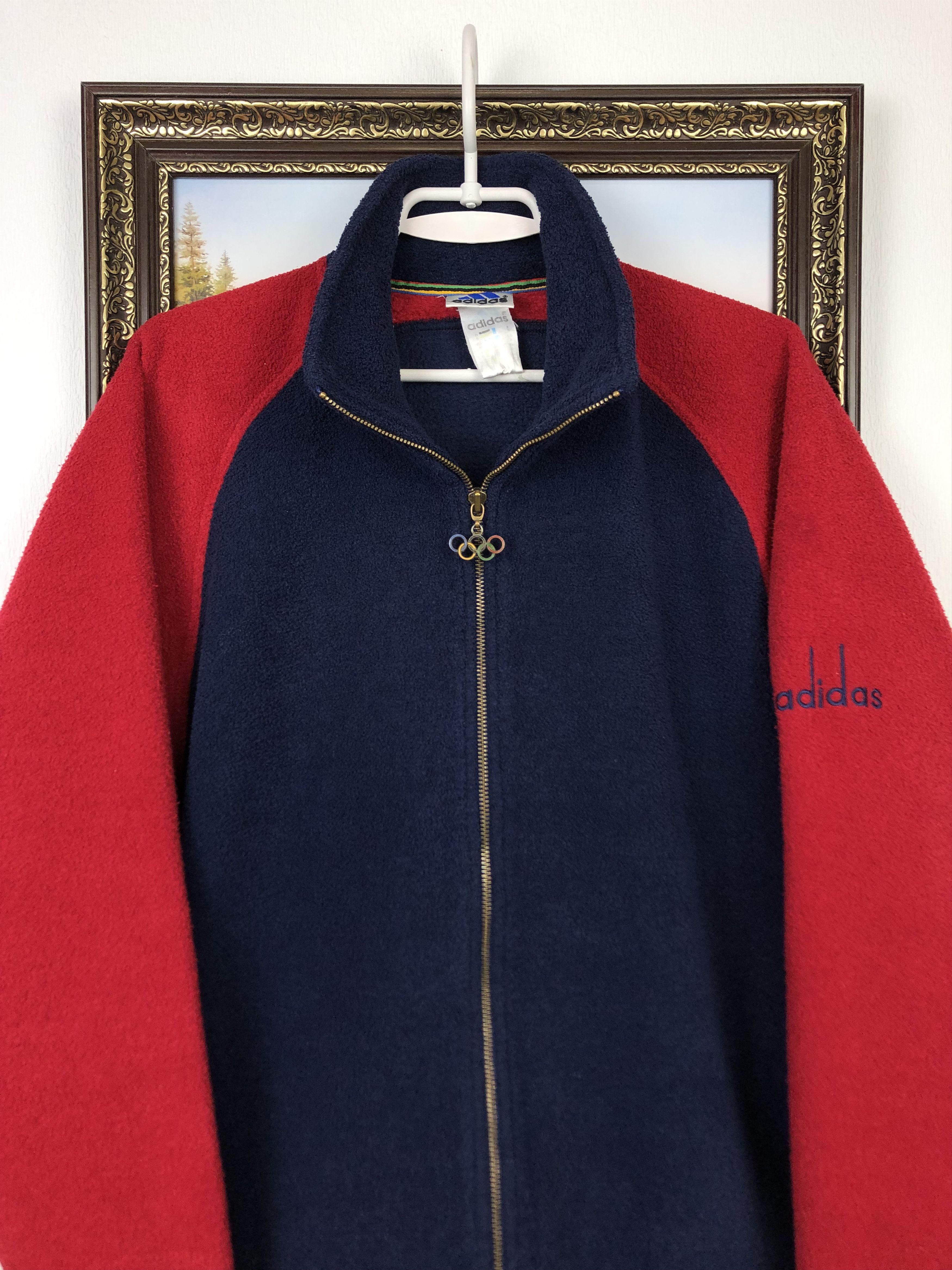 Adidas Vintage 90's Adidas Olympic Games 1972 Sapporo Jacket Fleece Size US M / EU 48-50 / 2 - 2 Thumbnail