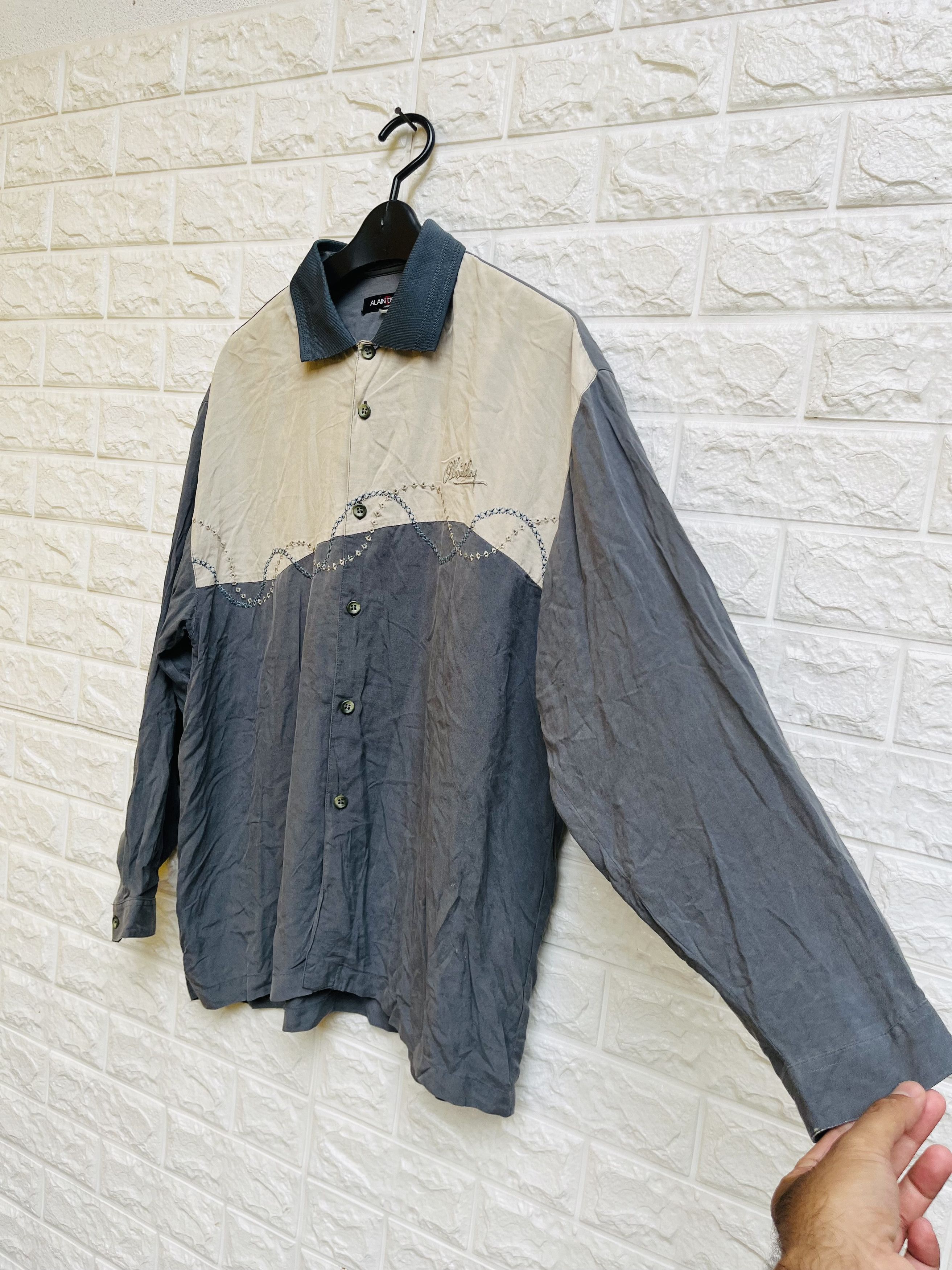 ALAIN DELON × Vintage Vintage Alain Delon Rayon Japanese Designer Fashion Style Size US L / EU 52-54 / 3 - 5 Thumbnail