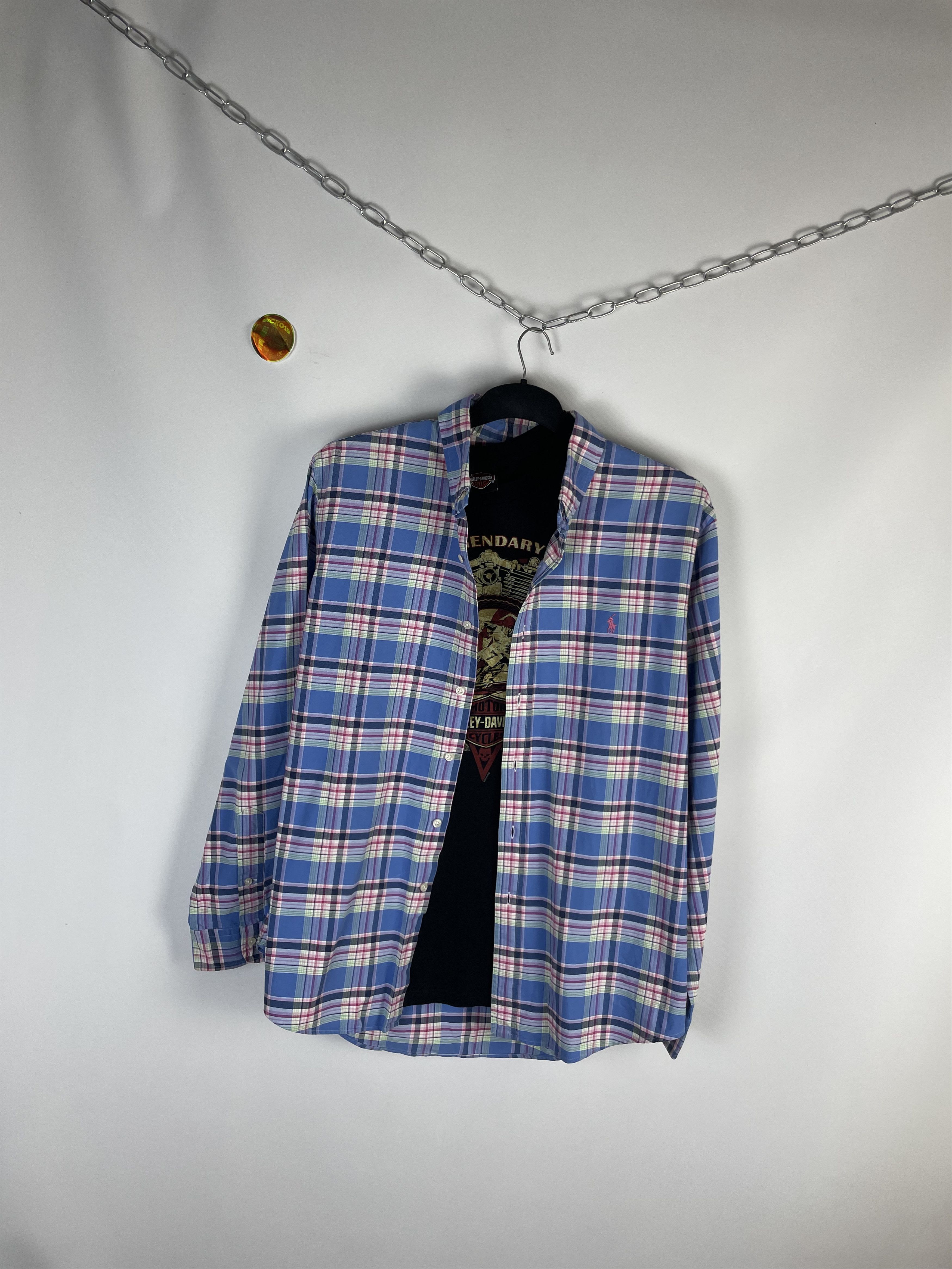 Flannel × Polo Ralph Lauren × Vintage Flannel Polo Ralph Lauren Vintage Mens Shirt Size US XL / EU 56 / 4 - 2 Thumbnail