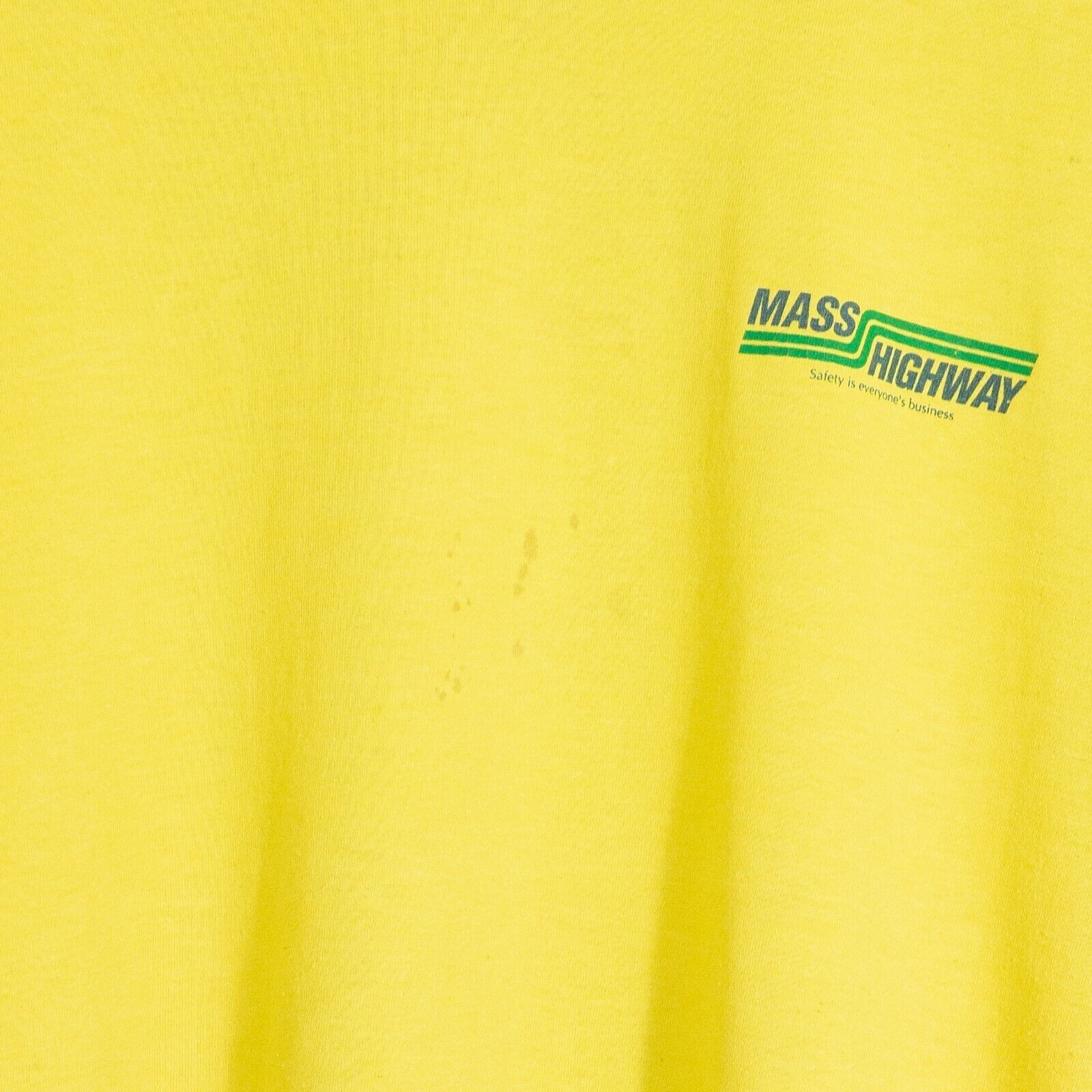 Vintage Vintage 90s Mass Highway T Shirt XL - Massachusetts Workwear Size US XL / EU 56 / 4 - 6 Thumbnail