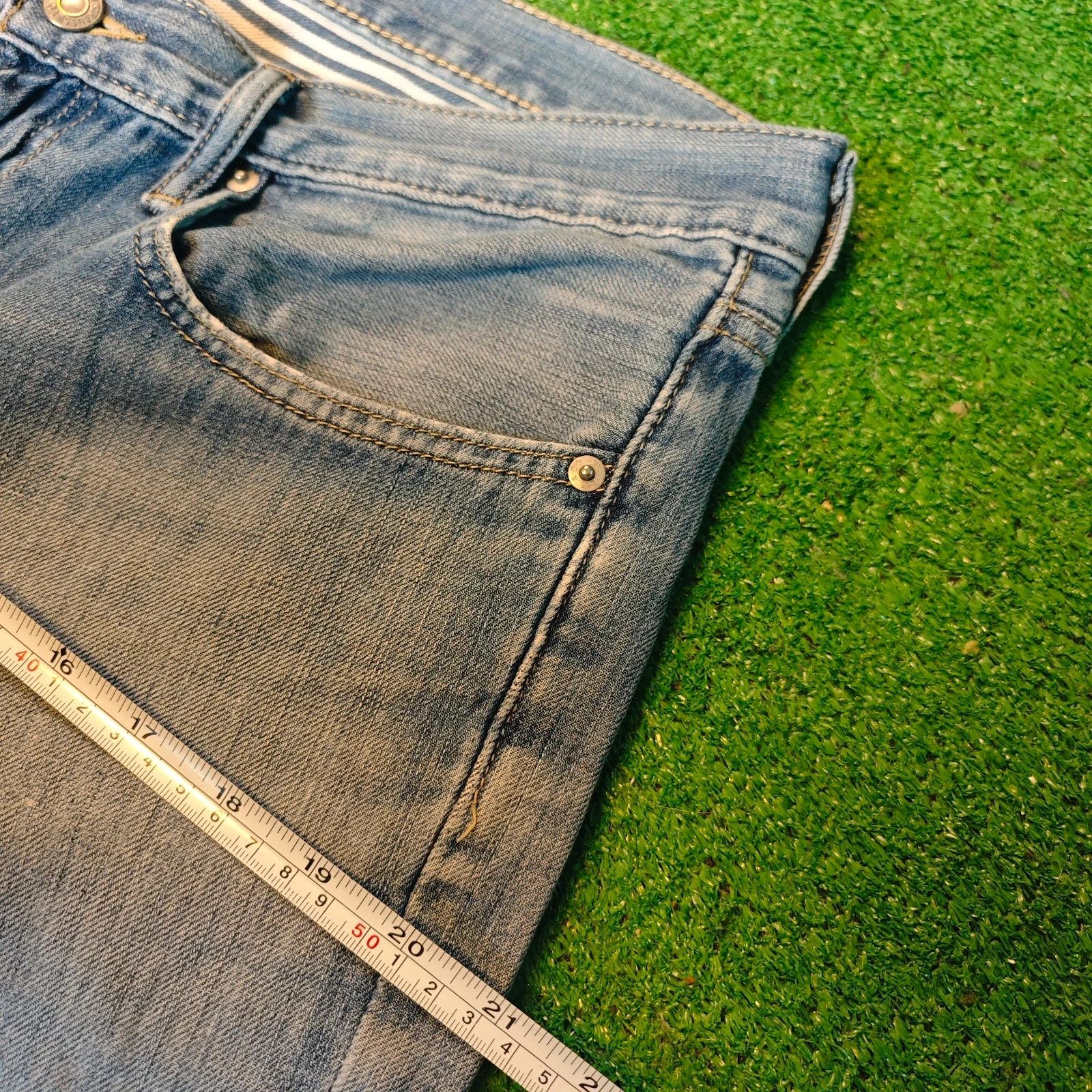 Levi's Levi's 511 Denim Shorts Mens W34 blue straight jorts Size US 34 / EU 50 - 11 Thumbnail