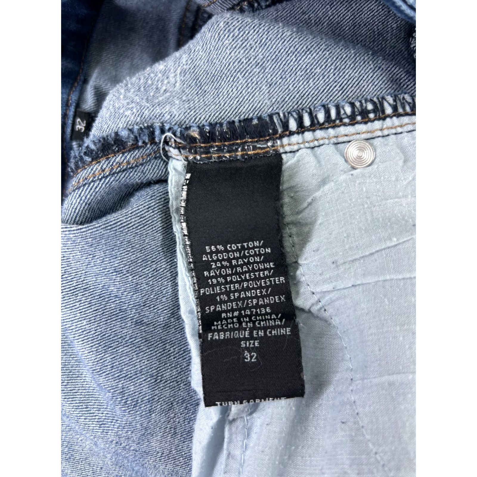 Vintage VINTAGE 1822 Denim Pants Women's Tapered Jeans Mid Rise Blue Cotton Blend 90s Western Style, Womens 32 Size 24" / US 00 / IT 34 - 4 Thumbnail