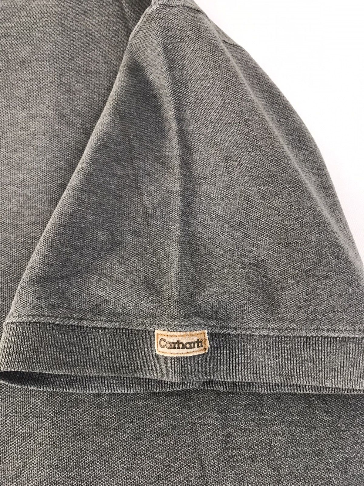 Carhartt Hype 90s Carhartt Plain Minimalist Polo Tee T-shirt Size US XXL / EU 58 / 5 - 4 Thumbnail