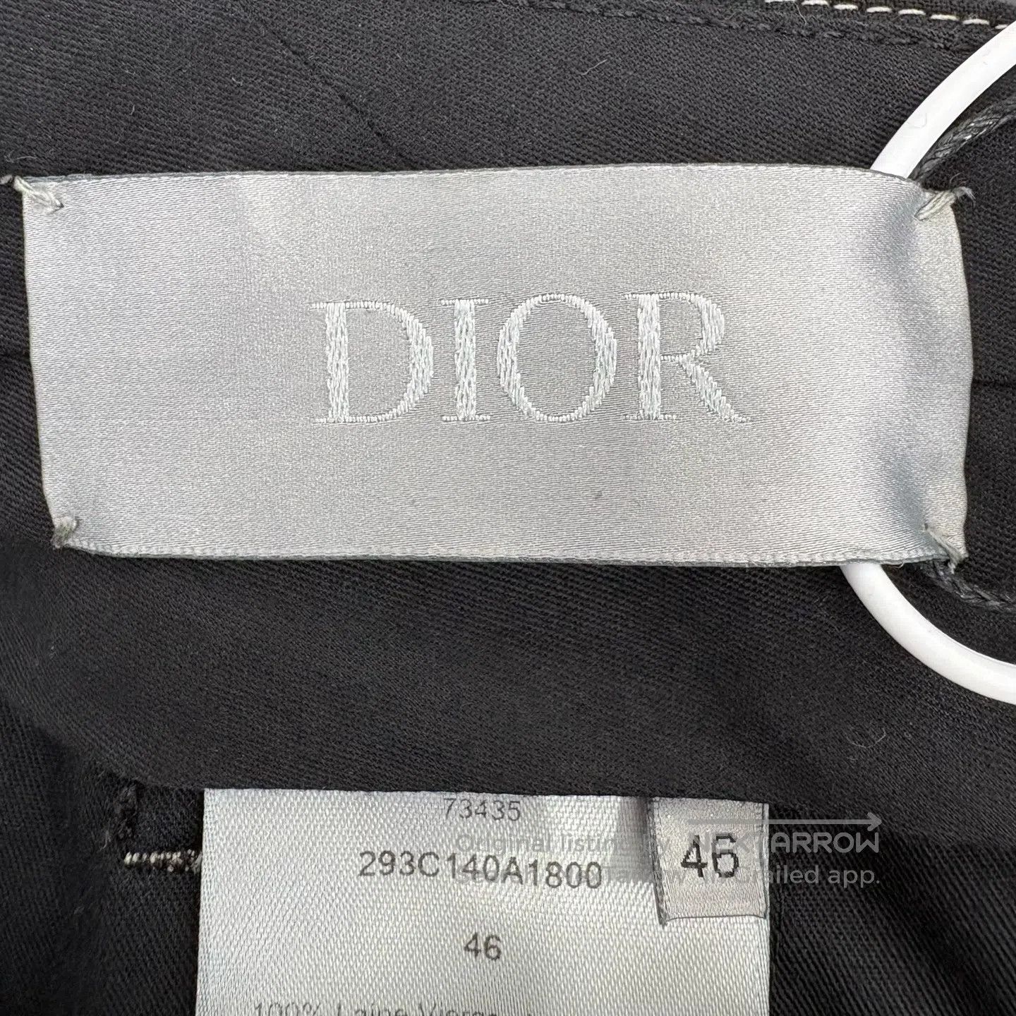 Dior Dior Black casual suit pants with stitching Size US 30 / EU 46 - 3 Thumbnail