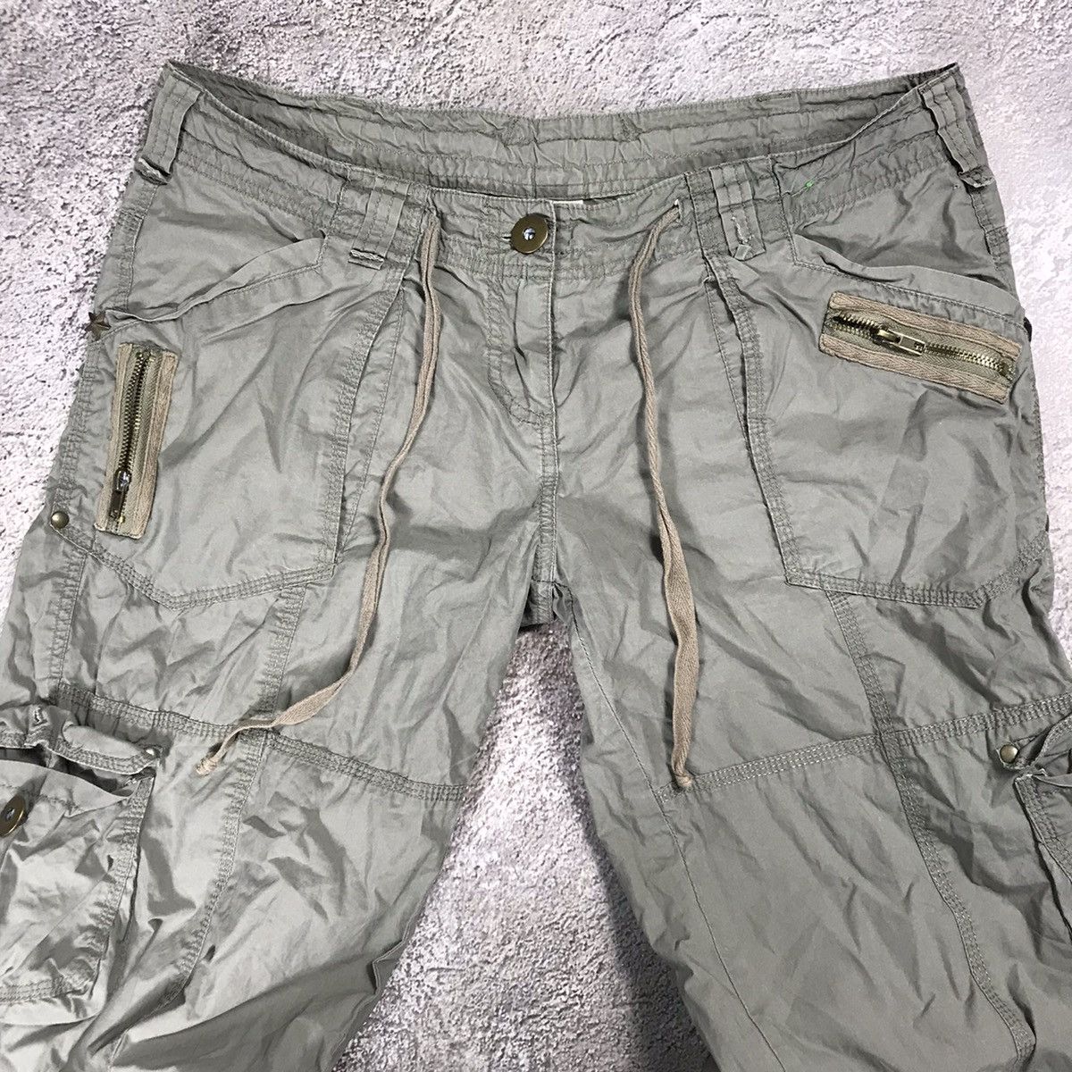 Vintage Vintage 90s Baggy Cargo Pants Parachute Streetwear Grunge 30 Size 30" / US 8 / IT 44 - 5 Thumbnail