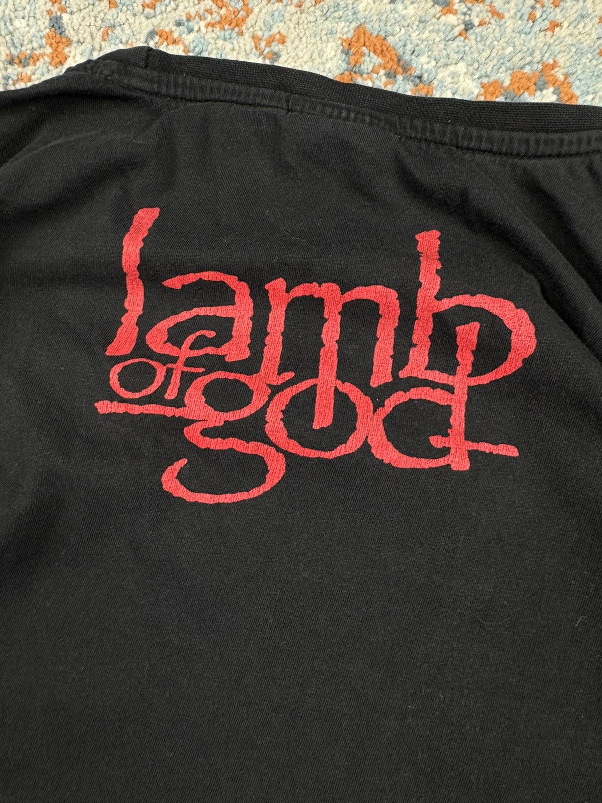 Band Tees × Vintage Vintage y2k Lamb of God graphic metal band tee Size US L / EU 52-54 / 3 - 7 Thumbnail