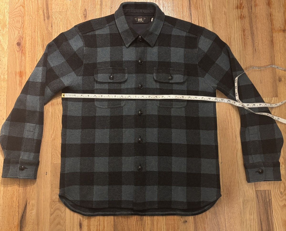 RRL Ralph Lauren Double RL RRL Flannel Plaid Wool-Blend Workshirt Size US L / EU 52-54 / 3 - 9 Thumbnail