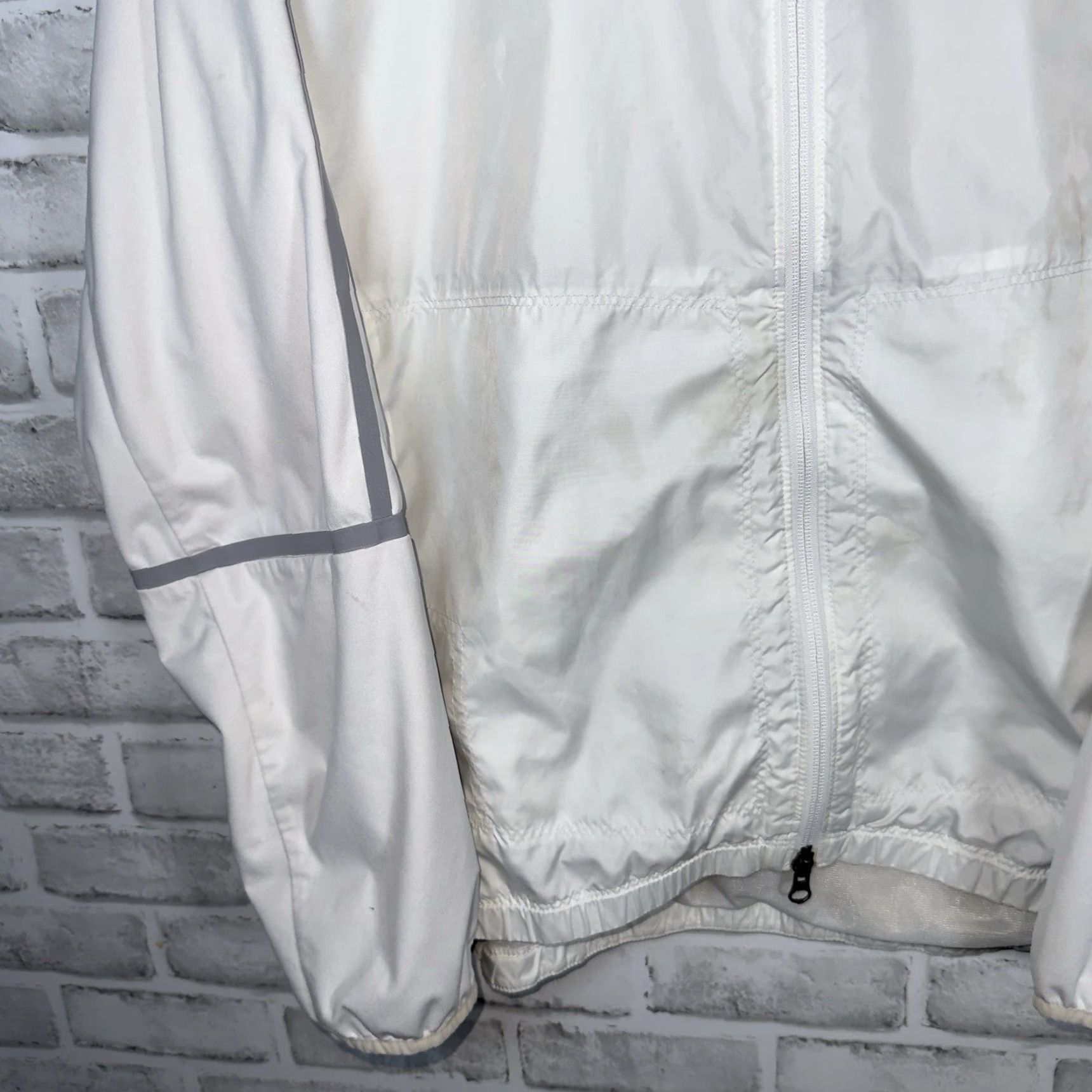 Nike Nike Golf Full-Zip White Polyester Jacket Mens Size XL Size US XL / EU 56 / 4 - 3 Thumbnail