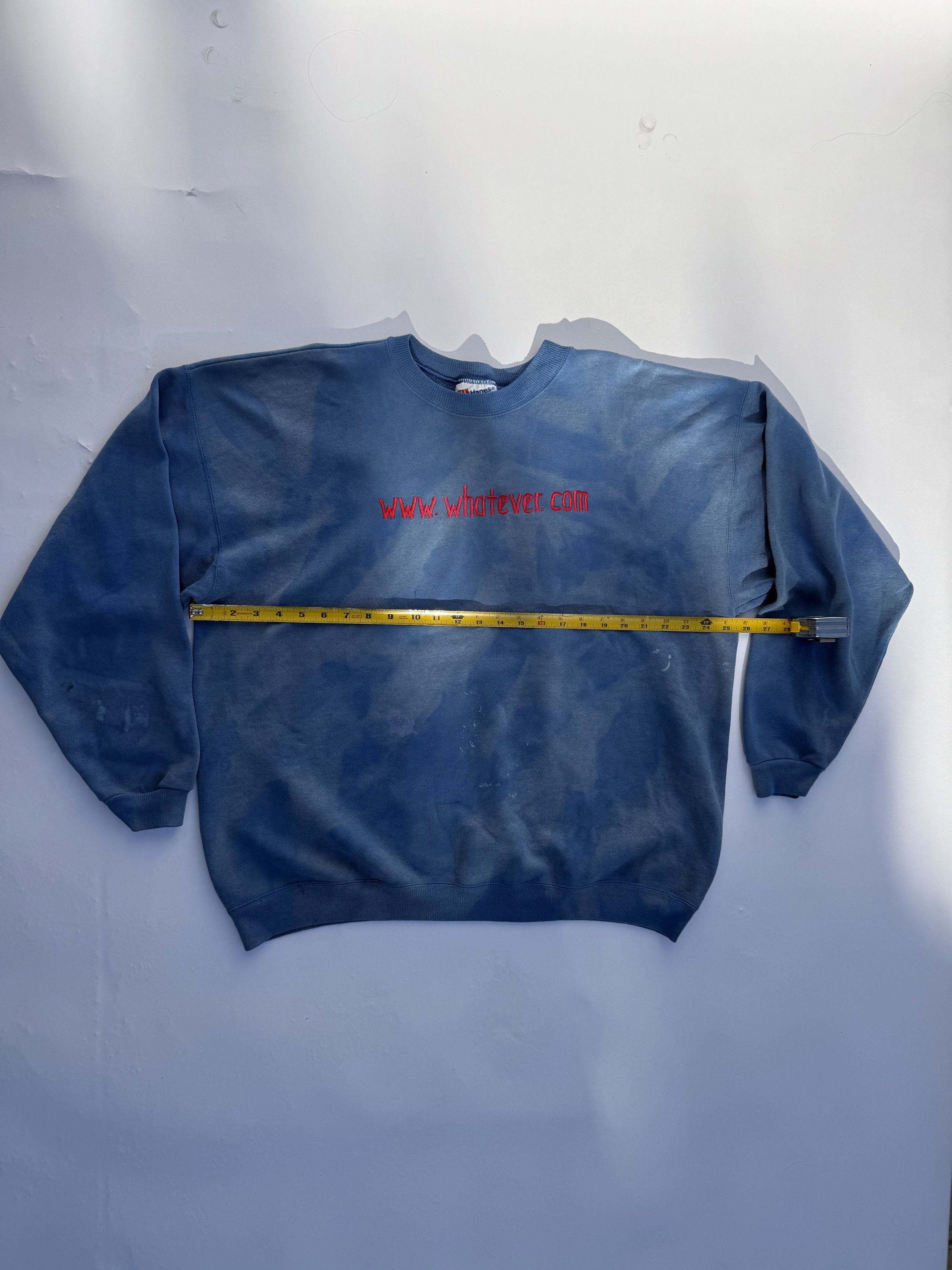 Vintage Vintage Acid Washed 'www.whatever.com' Sweatshirt Size US XL / EU 56 / 4 - 5 Thumbnail