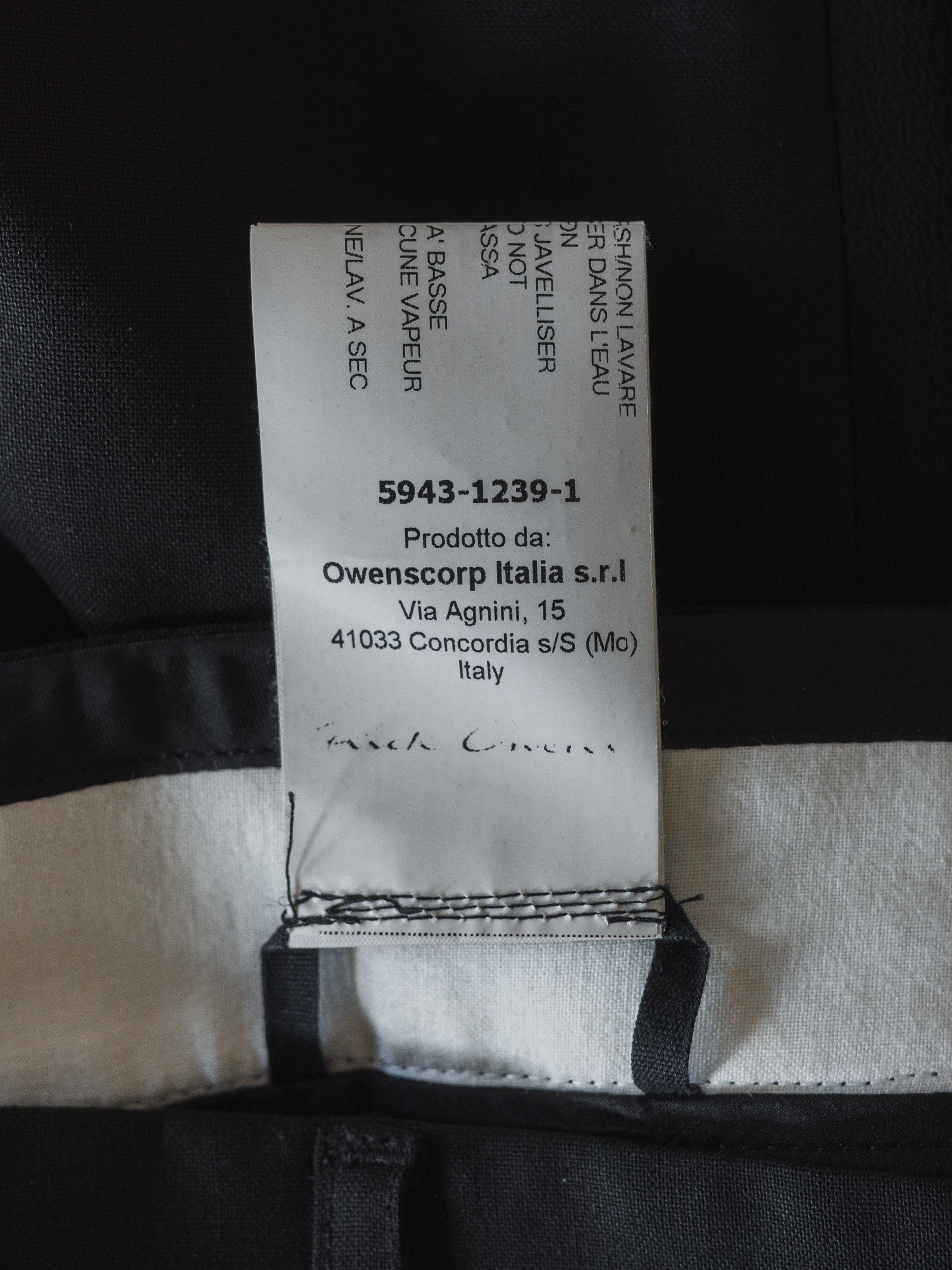 Rick Owens 'Cyclops' Tux Astaires Size 38R - 4 Thumbnail