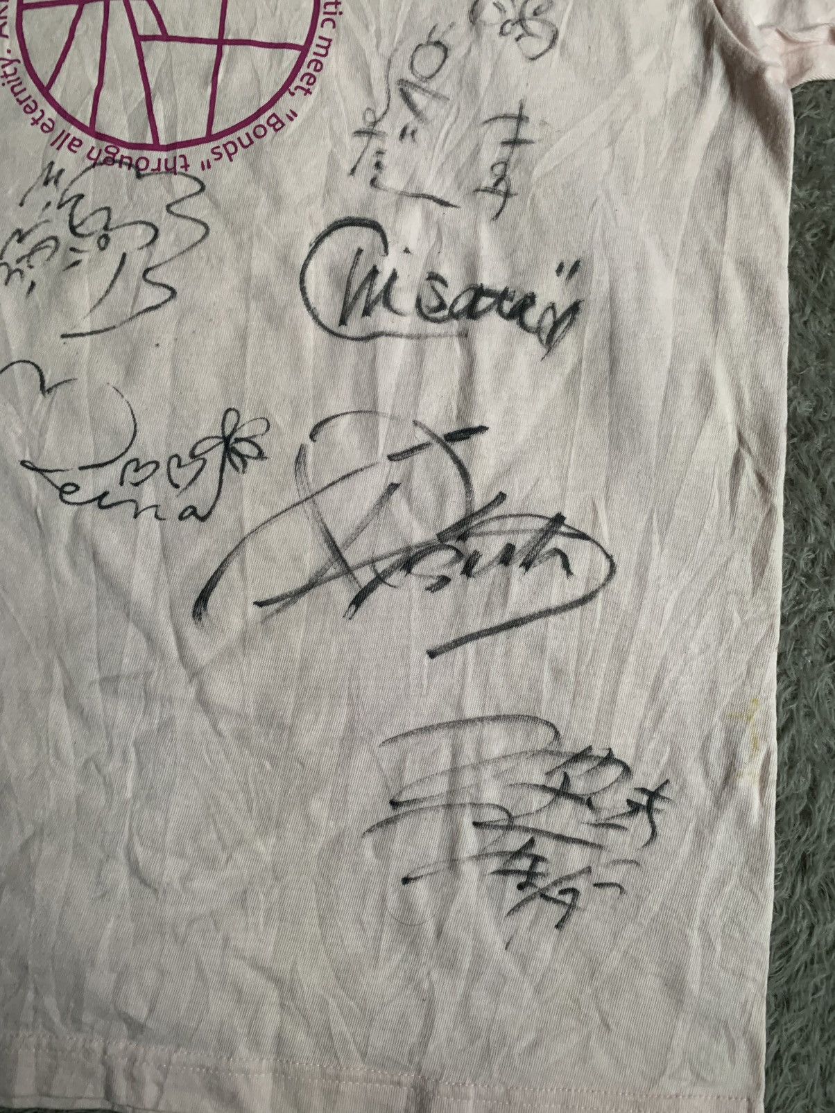 Japanese Brand Very Rare Akb48 2009 Full Sign Member Japan Idol Band Tee Size US M / EU 48-50 / 2 - 3 Thumbnail