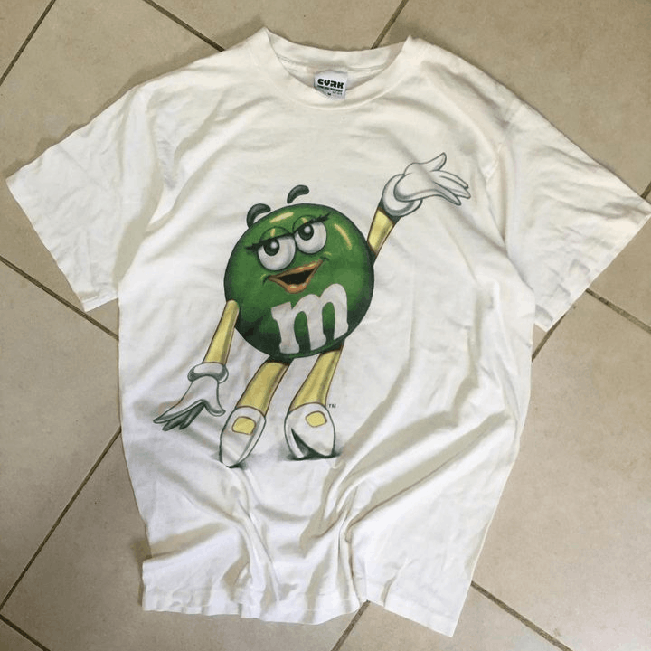 Gildan × Vintage Vintage Green Sexy Lady M&M Tee Size US M / EU 48-50 / 2 - 1 Thumbnail