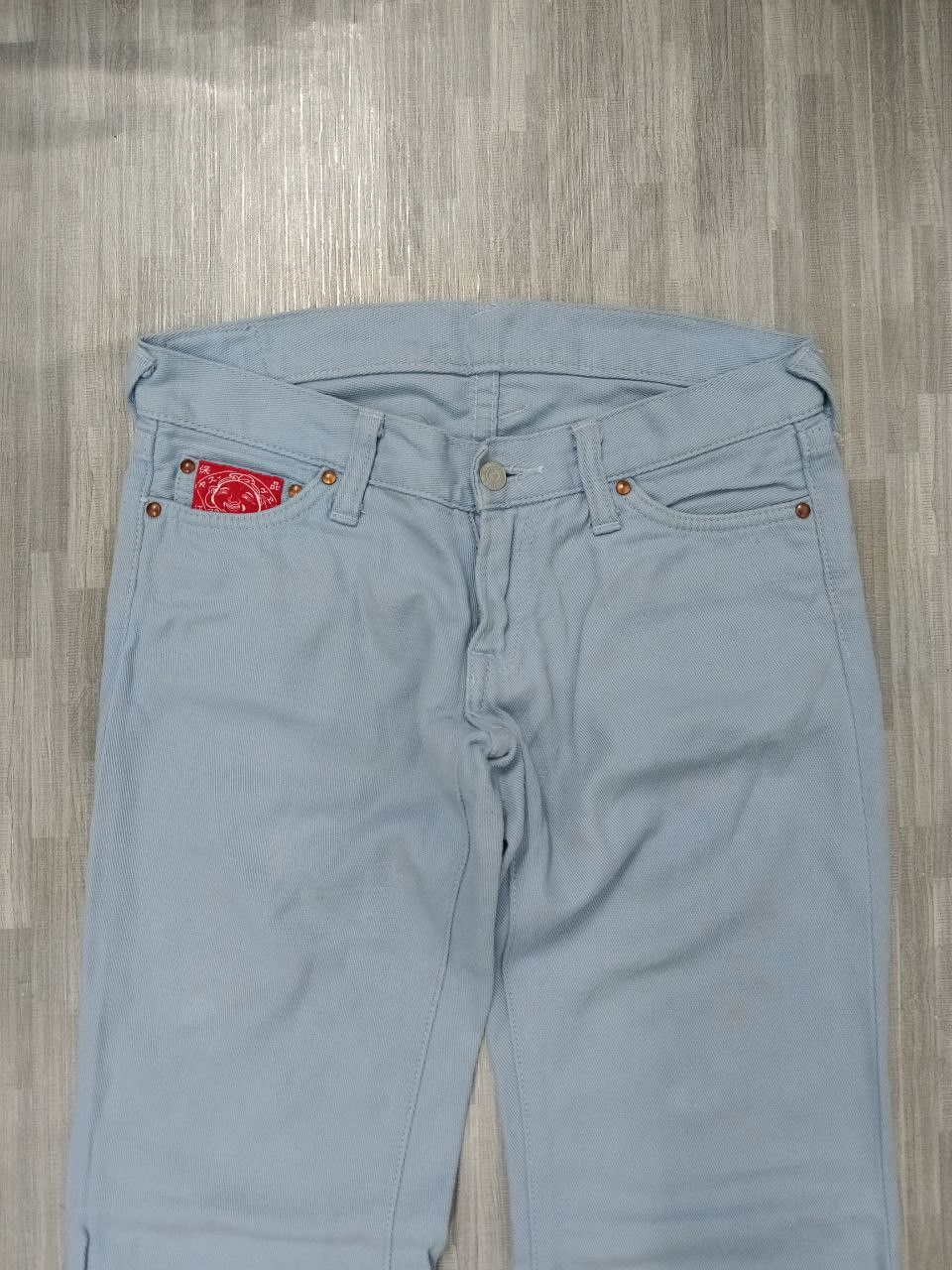 Evisu FLARE EVISU DONNA🇯🇵DENIM PANTS Size 28" / US 6 / IT 42 - 4 Thumbnail