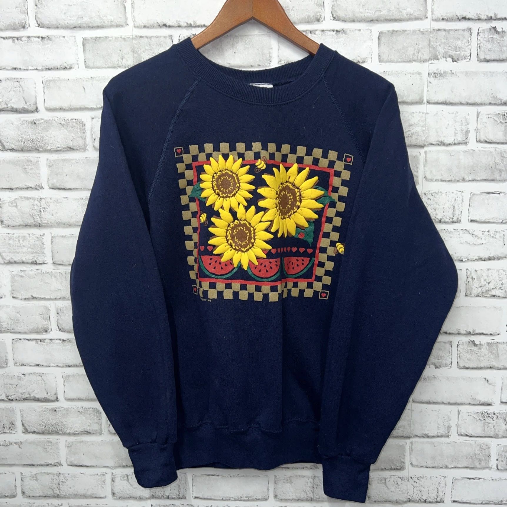 Vintage VINTAGE 1994 Pegi Blue Pullover Womens Size L USA Pullover Sweater Blue USA Womens L Size L / US 10 / IT 46 - 2 Thumbnail