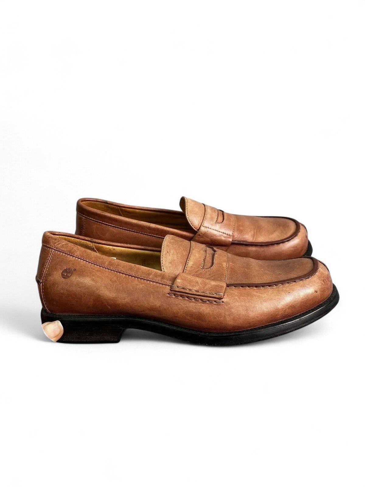 Timberland Timberland Brown Leather Casual Shoes loafers Y2K Style Size US 7.5 / EU 40-41 - 7 Thumbnail