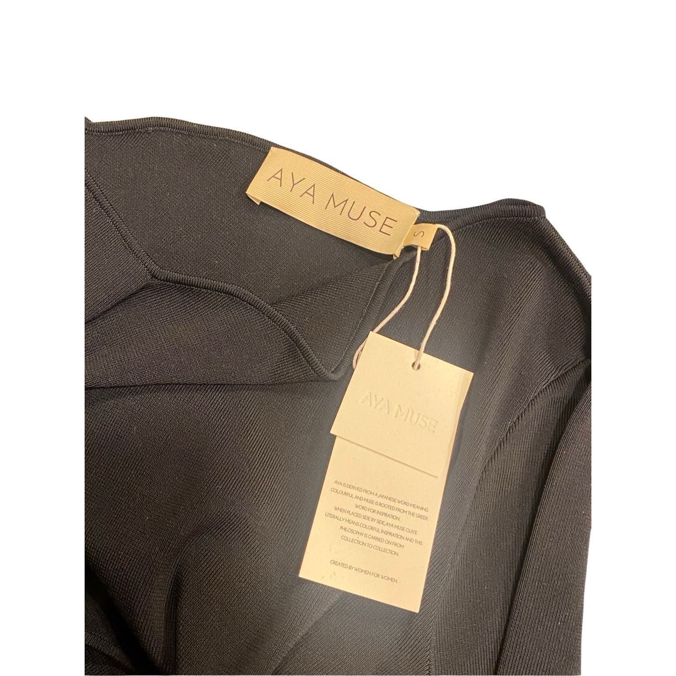 AYA MUSE AYA MUSE Lero Black Dress Size Small With Tags Defect Size S / US 4 / IT 40 - 4 Thumbnail