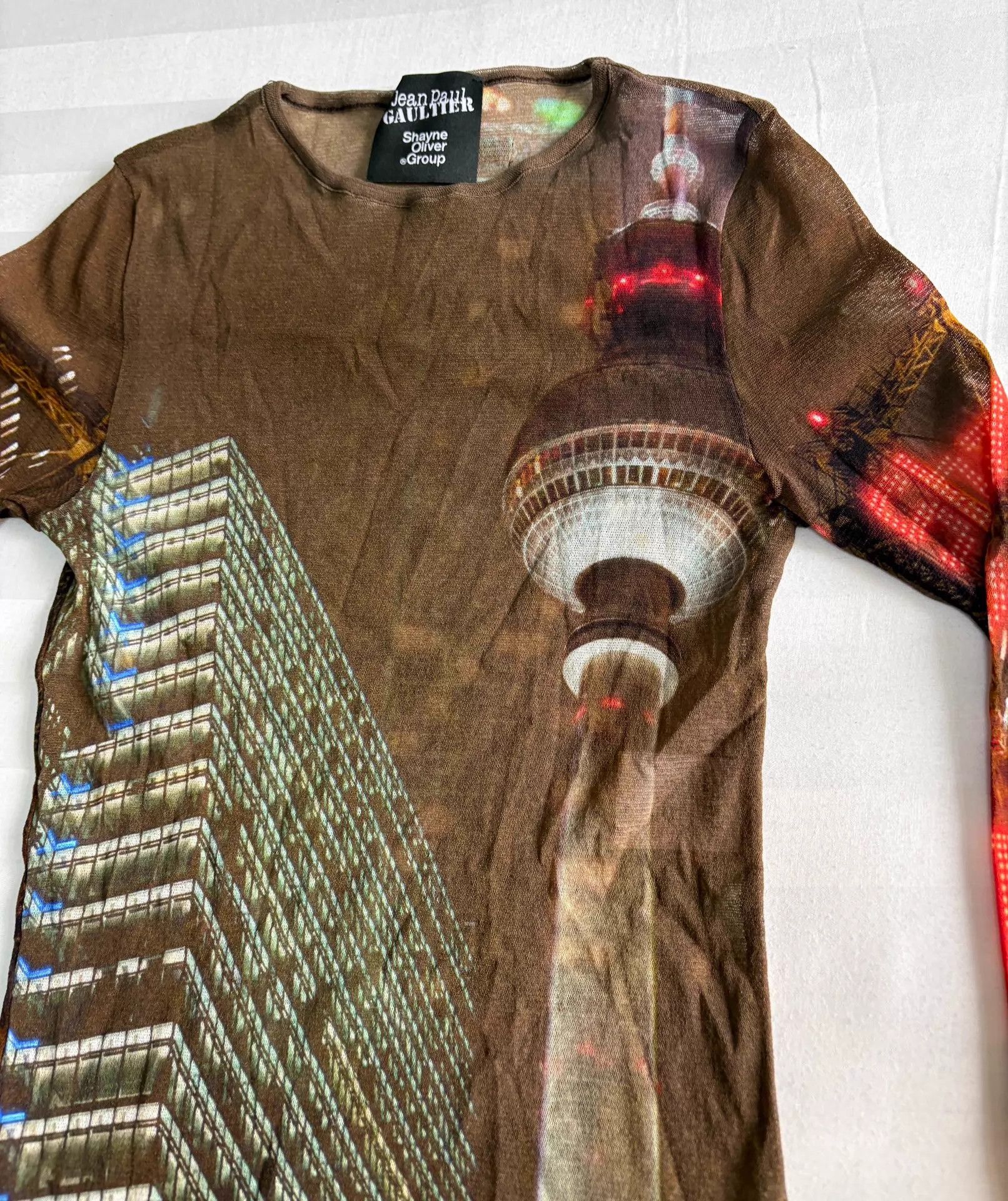 Shyne JPG x Shayne Oliver City Night Mesh Top XS Size XS / US 0-2 / IT 36-38 - 3 Thumbnail