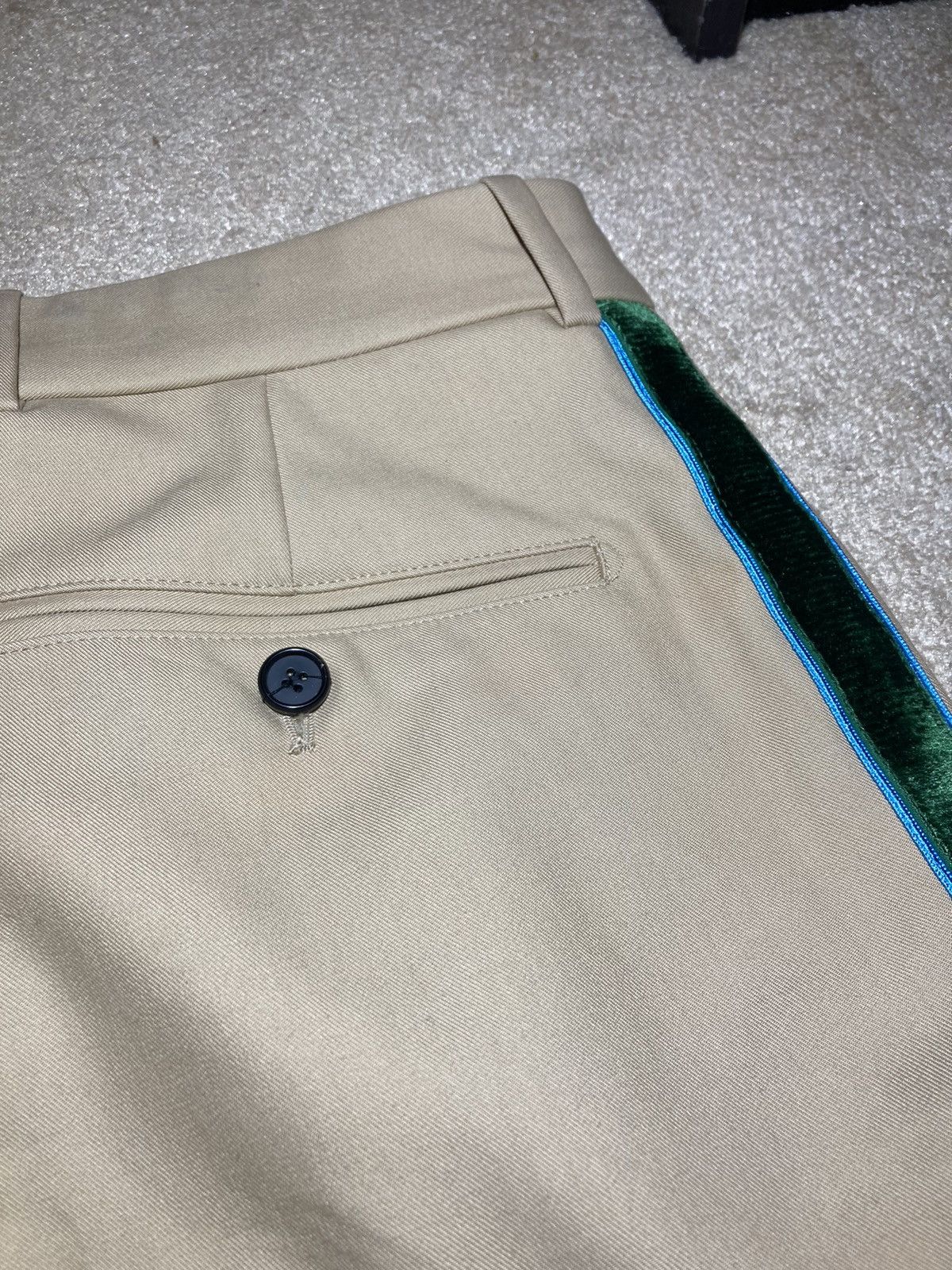 Calvin Klein 205W39NYC FW18 Calvin Klein 205W39NYC Raf Simons Khaki Side Stripe 46 Size US 30 / EU 46 - 9 Thumbnail