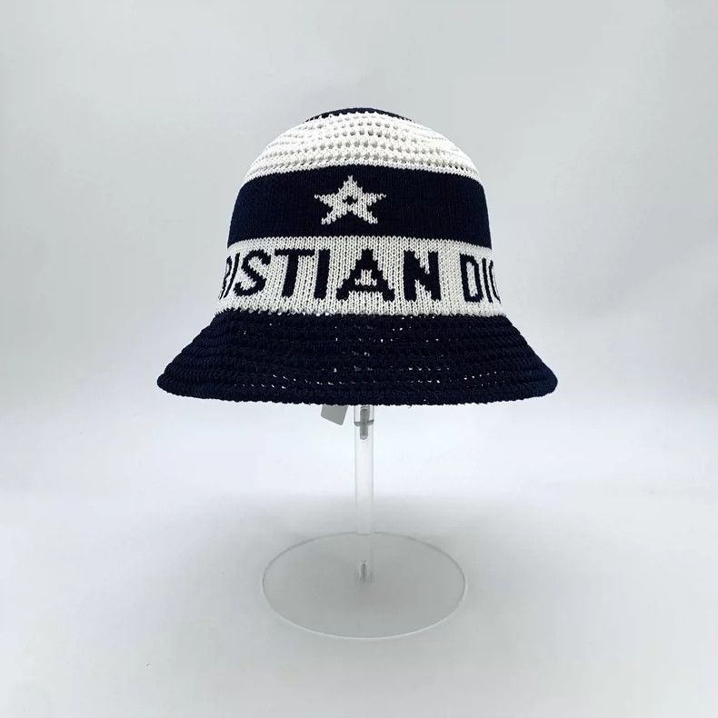 Dior Christian Dior Colorful Cotton Knitted Fisherman Hat-2505 Size ONE SIZE - 3 Thumbnail