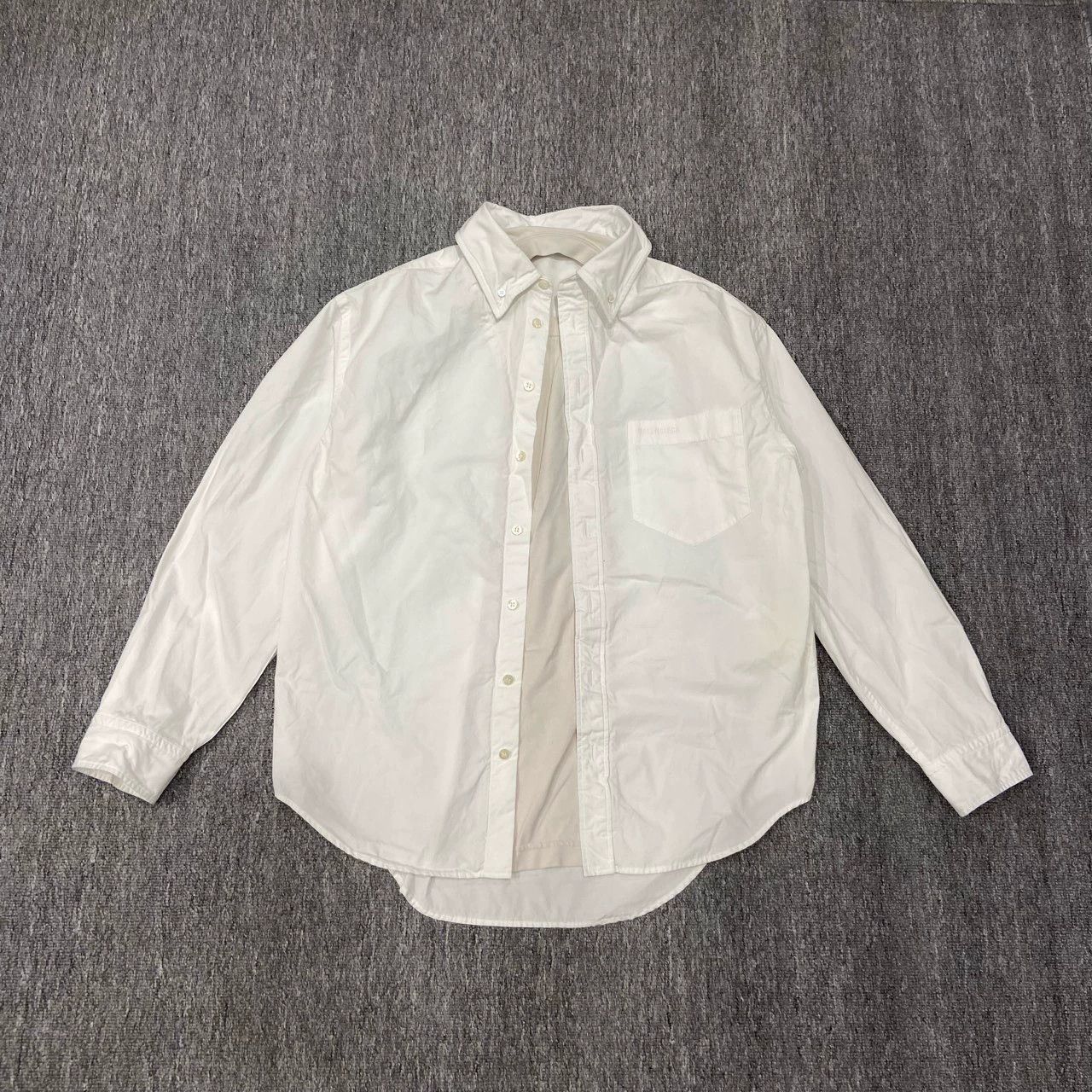 Balenciaga Balenciaga Long Sleeve Button Up Shirt Size S / US 4 / IT 40 - 1 Thumbnail
