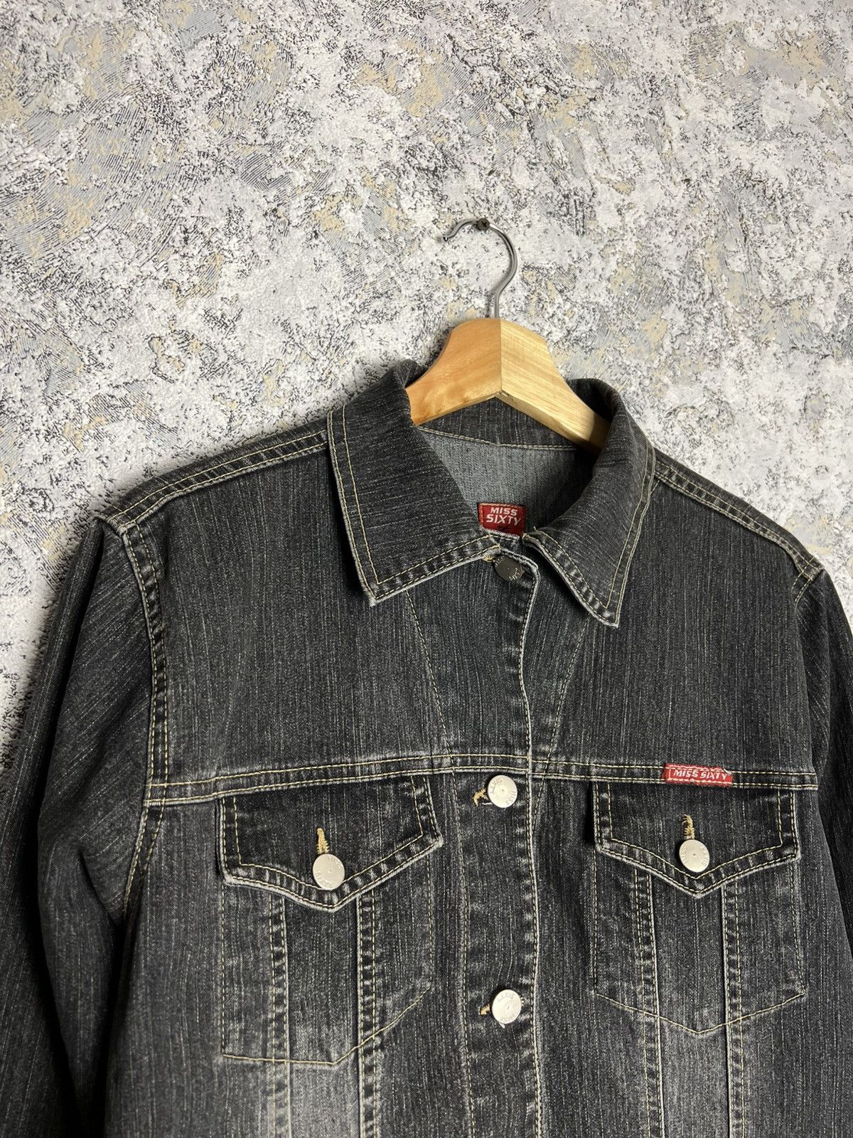 Miss Sixty × Vintage Vintage Y2K Miss Sixty Denim Jacket Size M Made in Italy Size XL / US 12-14 / IT 48-50 - 2 Thumbnail