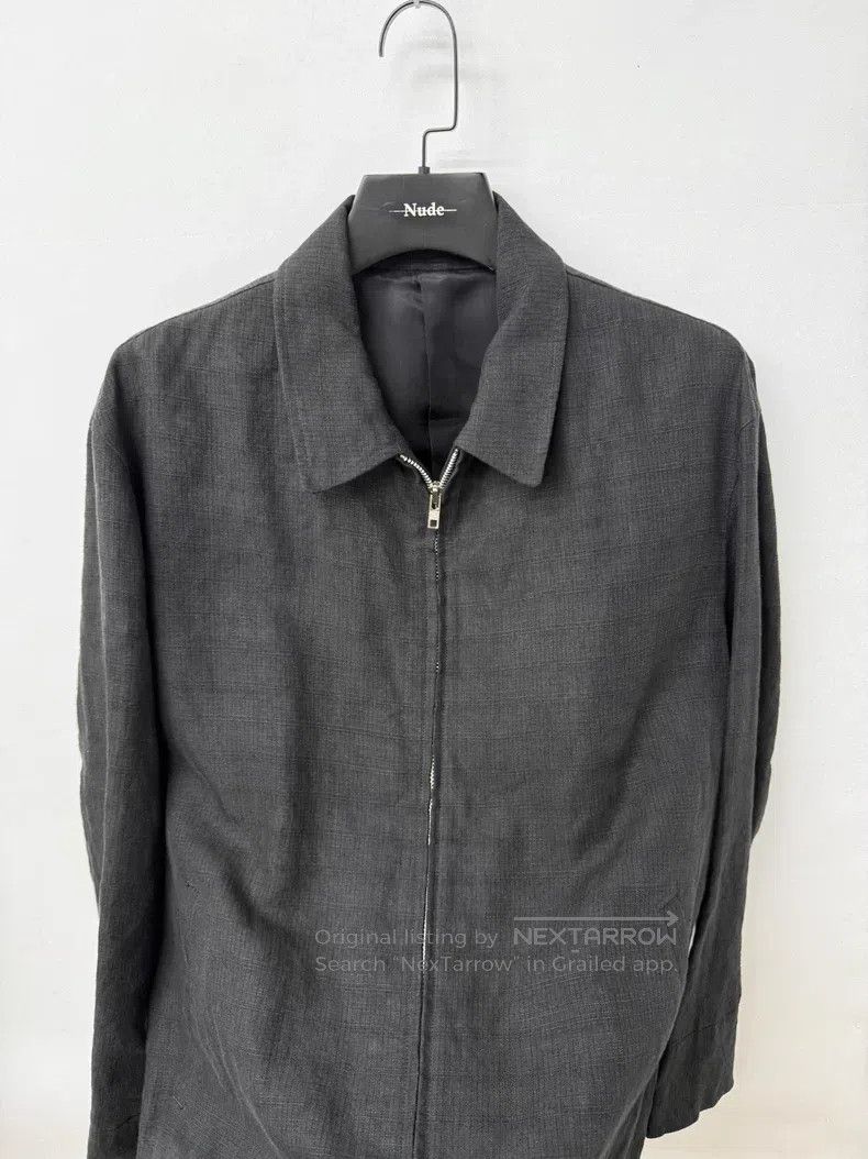 Yohji Yamamoto YOHJI YAMAMOTO Linen Texture Lapel Jacket Size US M / EU 48-50 / 2 - 5 Thumbnail