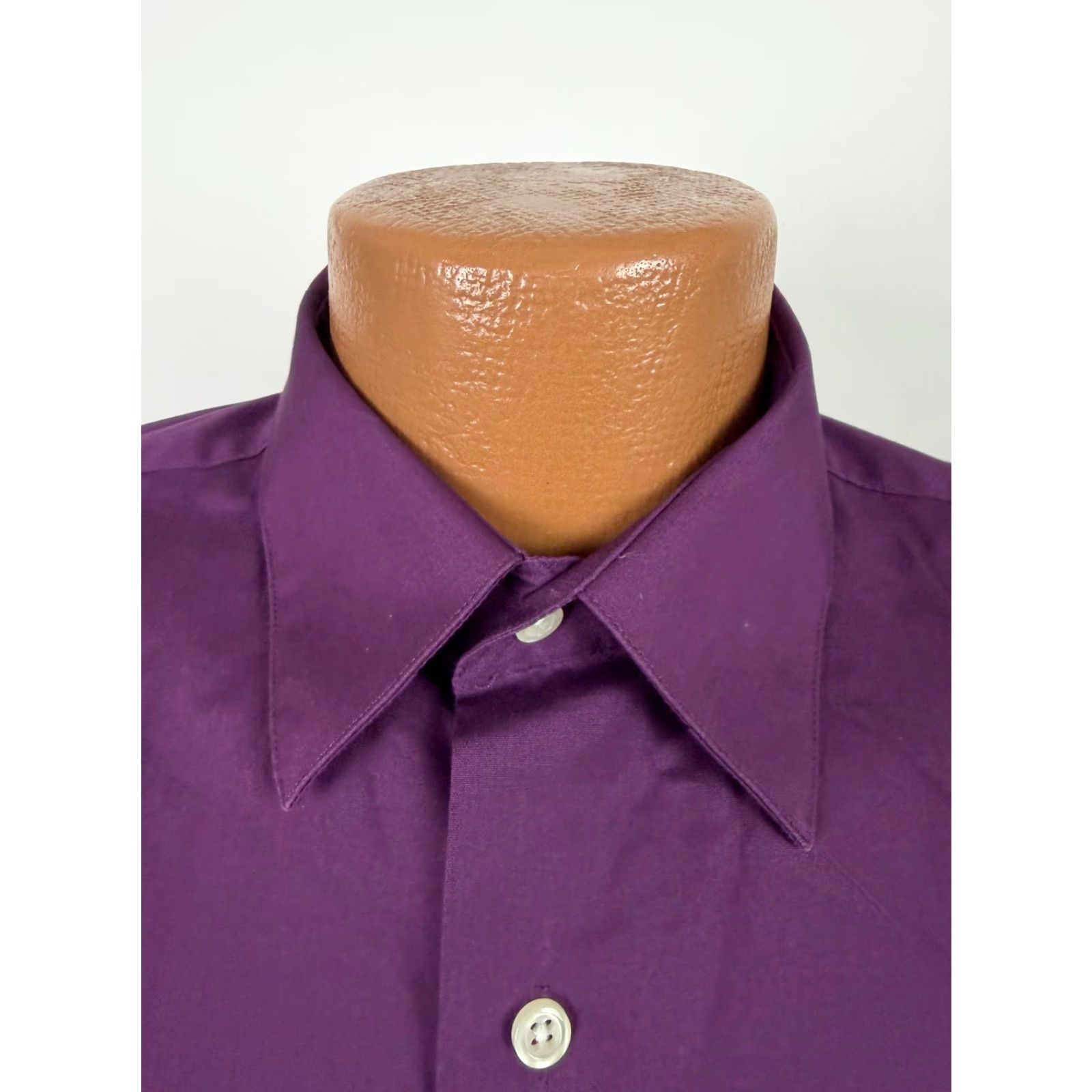 Alexander Julian VINTAGE Alexander Julian Shirt Men M Purple Button-Up 90s COLOURS by Alexander Julian Size US M / EU 48-50 / 2 - 3 Thumbnail