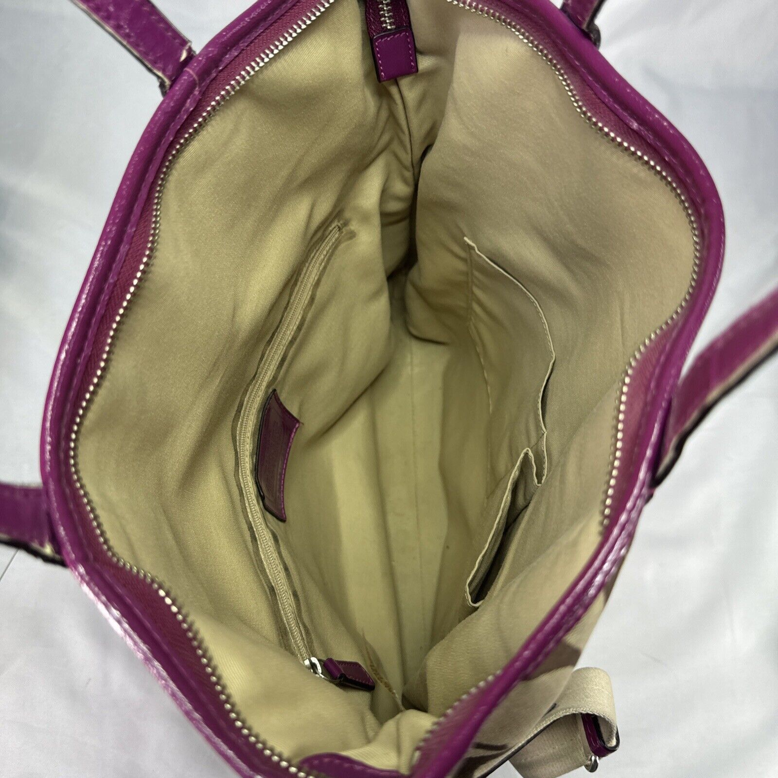 Coach Coach Signature Stripe Shoulder Bag Crossbody Fold Over Size ONE SIZE - 3 Thumbnail