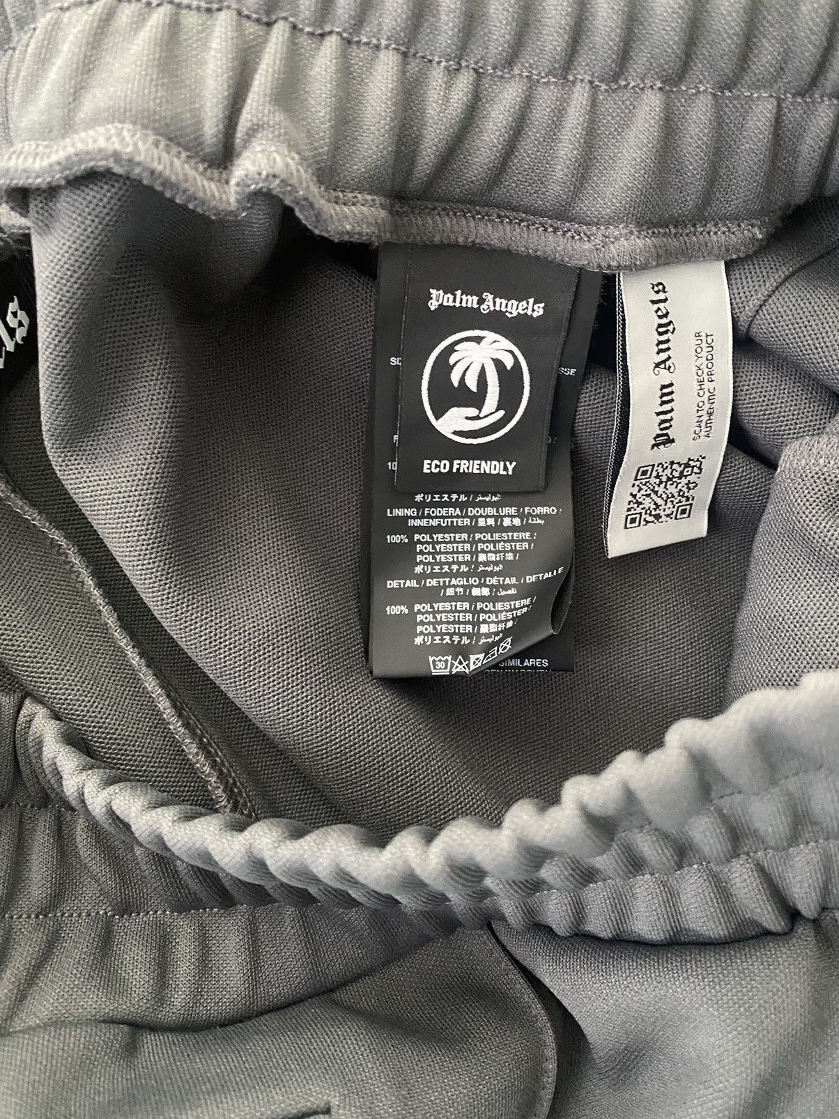 Palm Angels PALM ANGELS GREY TRACK SHORTS Size US 34 / EU 50 - 5 Thumbnail
