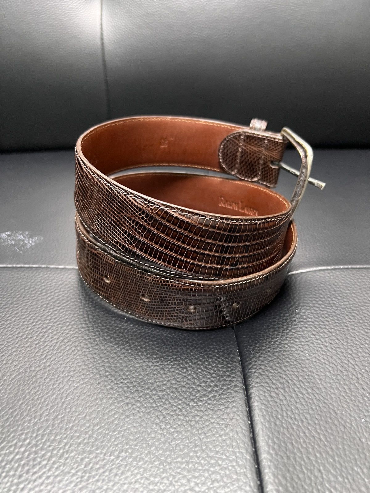 Ralph Lauren Ralph Lauren Vintage Leather Belt Size ONE SIZE - 2 Thumbnail