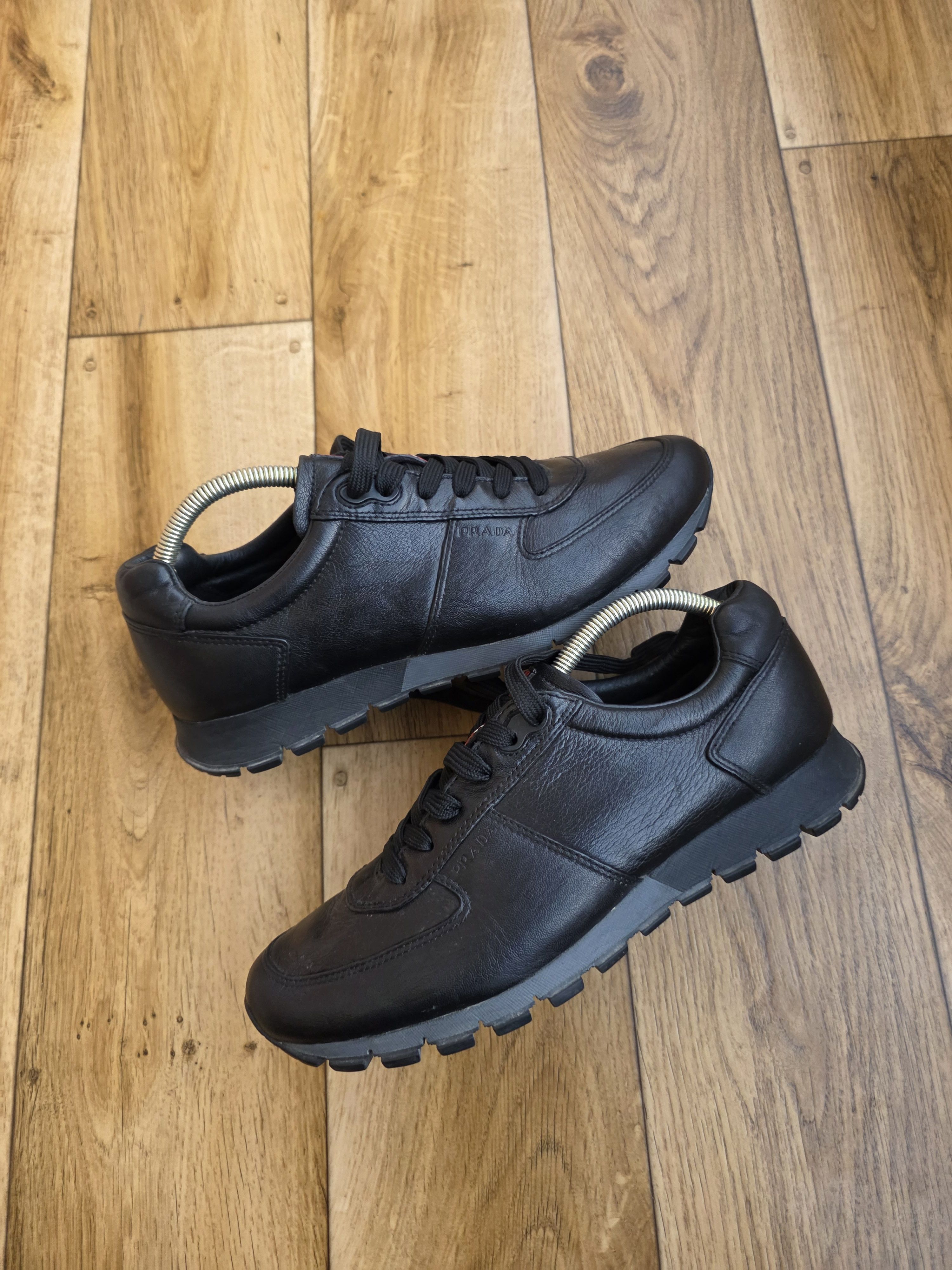 Prada Prada Men Leather Sneakers Size US 7 / EU 40 - 6 Thumbnail