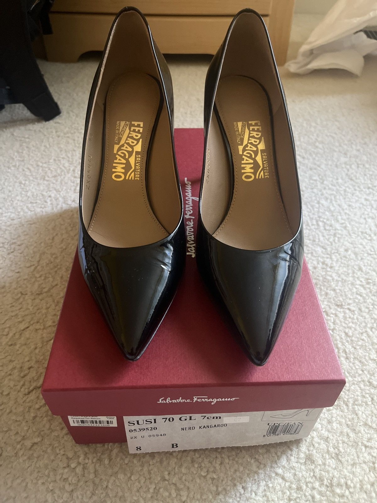 Salvatore Ferragamo Salvatore Ferragano Susi 70 GL Size US 8 / IT 38 - 2 Thumbnail