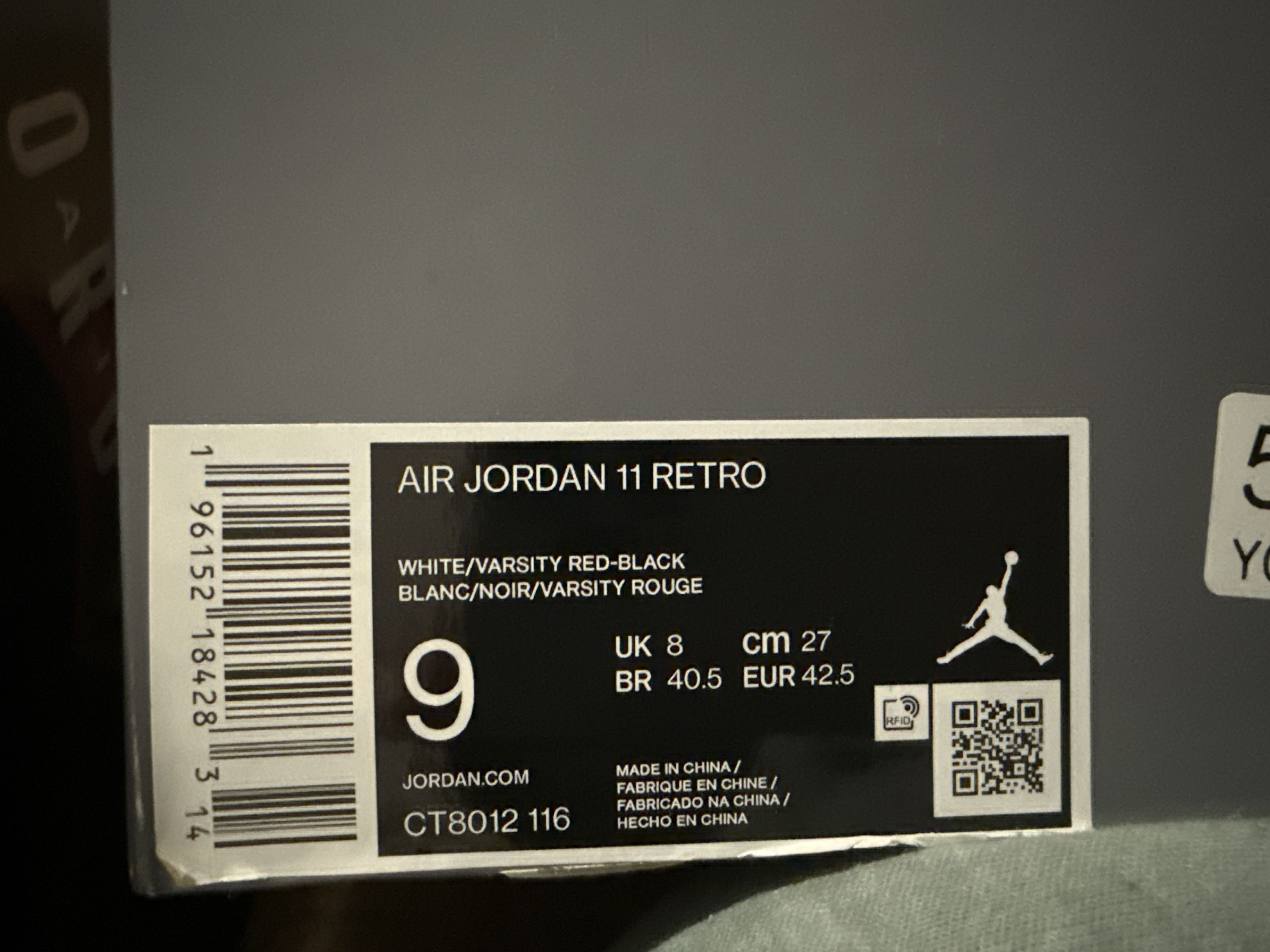 Jordan Brand Air Jordan 11 Retro Size US 9 / EU 42 - 1 Thumbnail