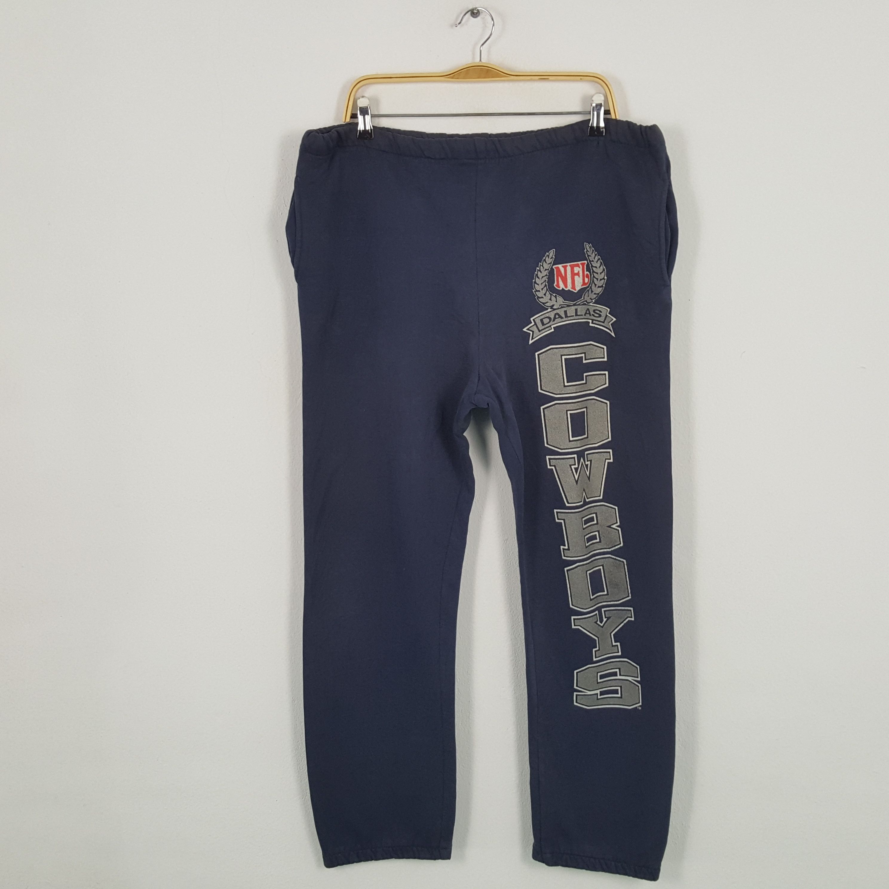 NFL × Vintage Vintage 90's NFL DALLAS COWBOYS American Football Sweatpants Size US 36 / EU 52 - 1 Thumbnail