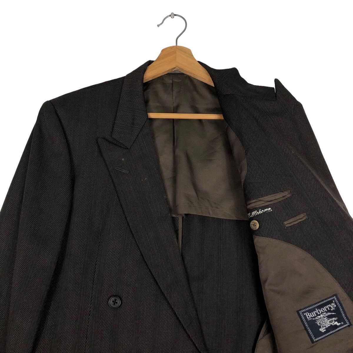 Burberry 🔥Vtg Casual Coats Jacket Double Breast Burberrys Size US M / EU 48-50 / 2 - 10 Thumbnail